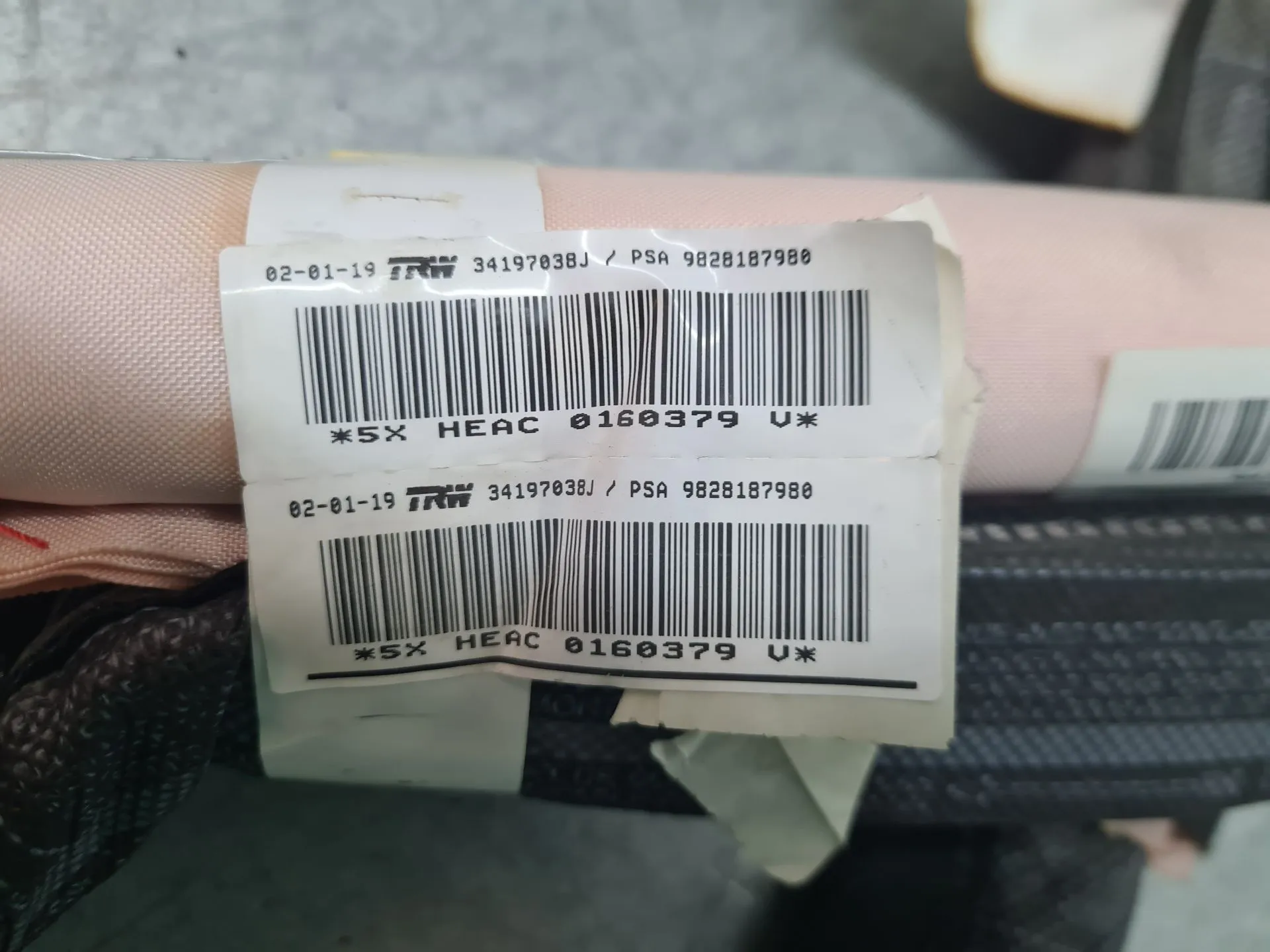 Airbag a Tendina Destra PEUGEOT 5008 II (M_) Imagem-3