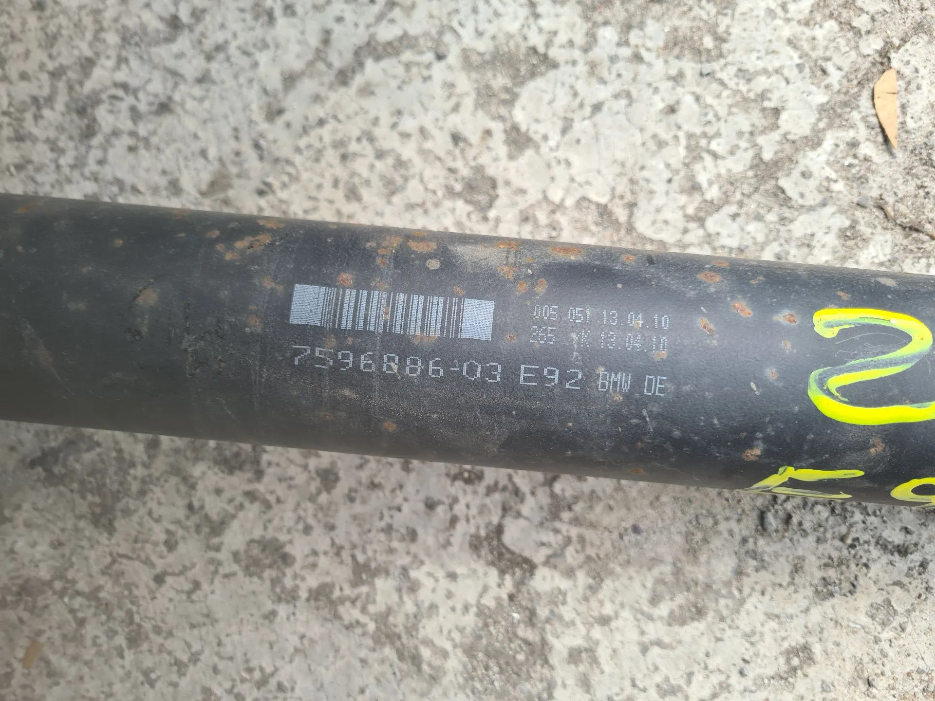 Central driveshaft BMW 3 (E90) Imagem-3