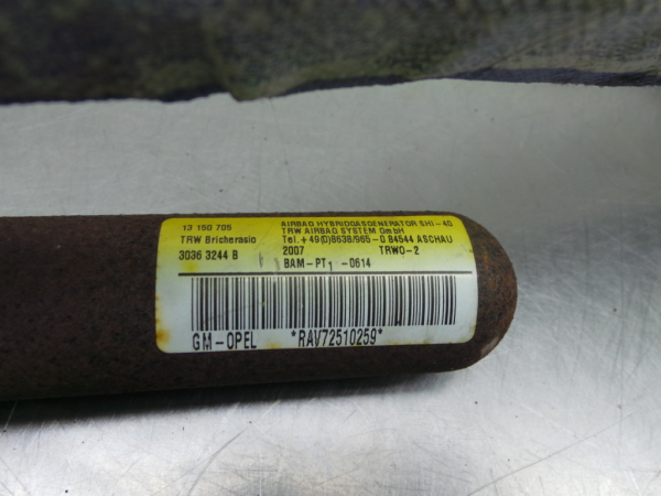 Airbag Cortina Derecho OPEL Corsa D Imagem-1