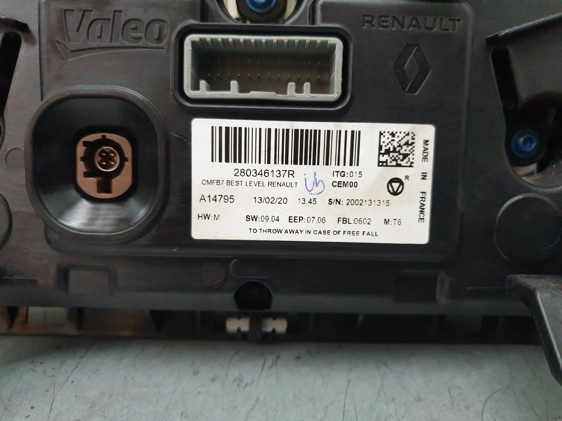 Display Monitor RENAULT Clio V (BF_) Imagem-2