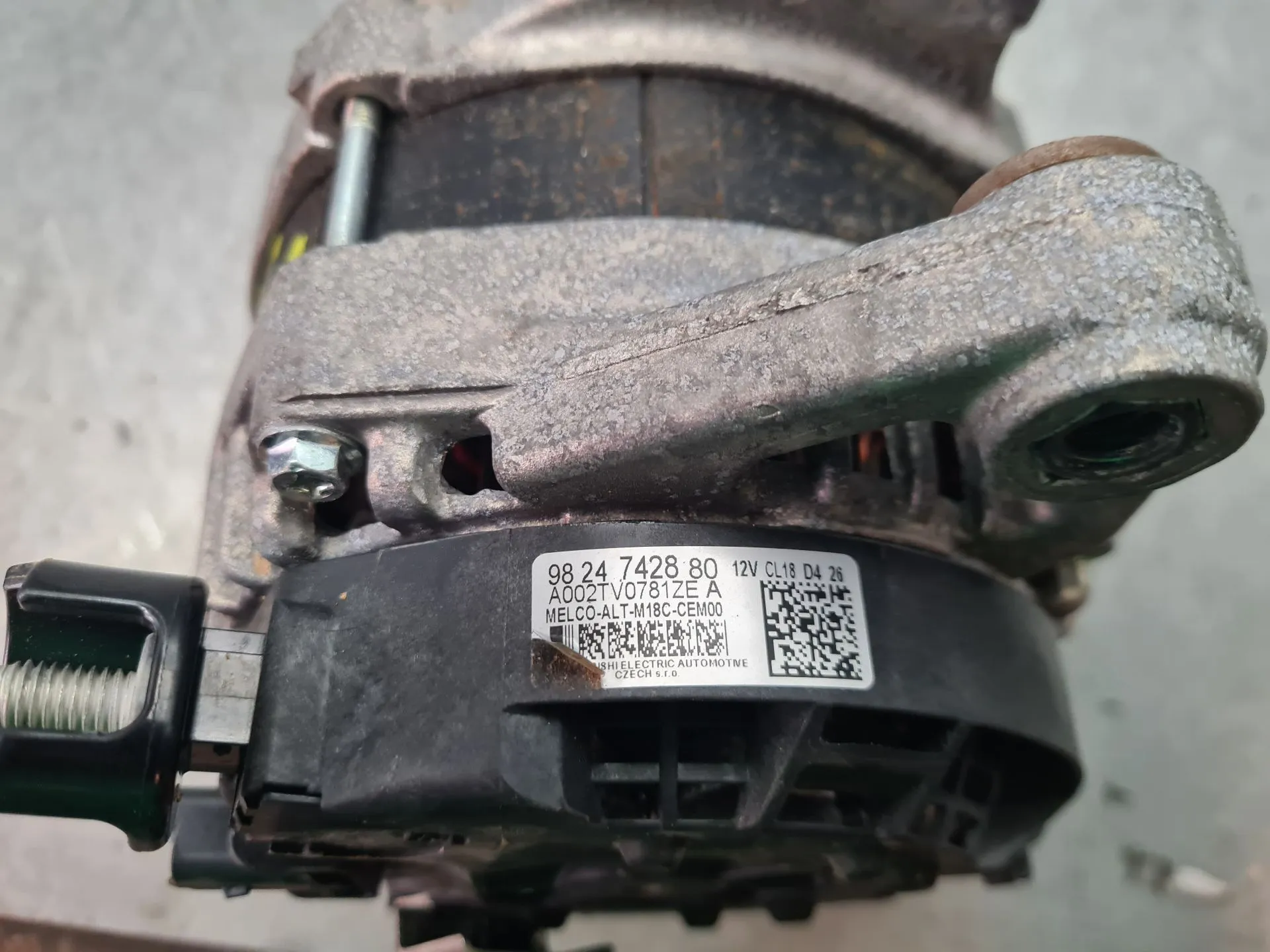 Alternador PEUGEOT Rifter Imagem-3