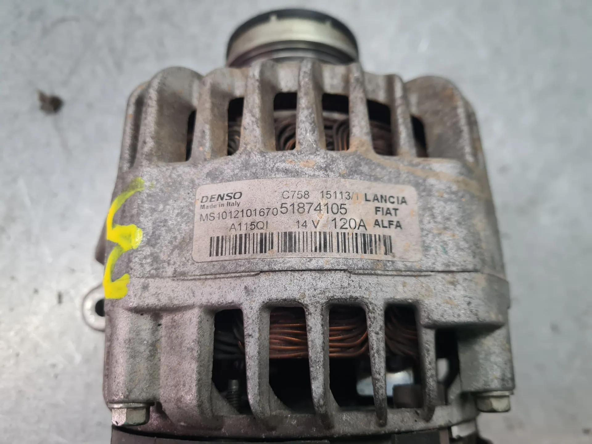 Alternador FIAT 500L (351_, 352_) Imagem-3