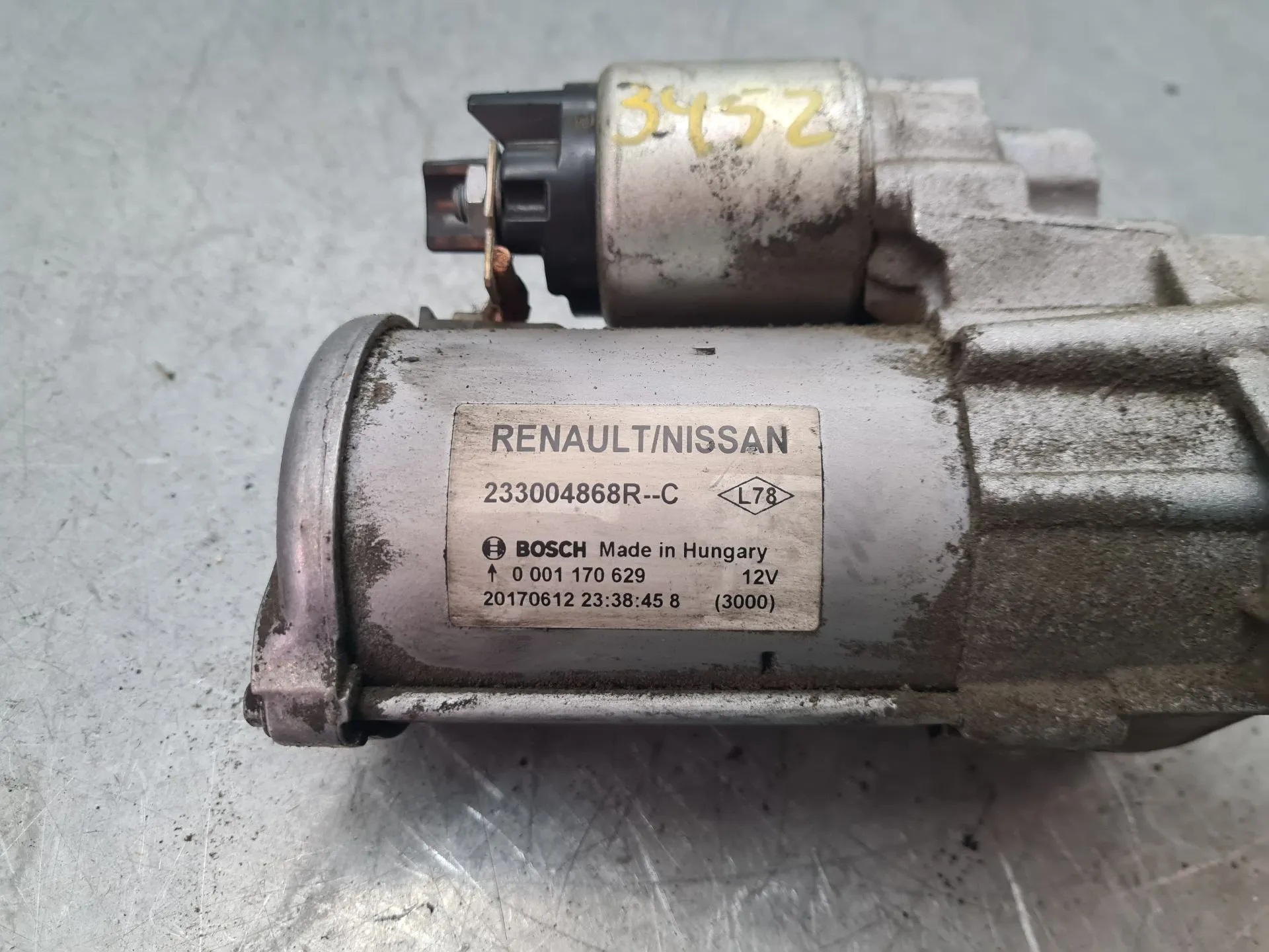 Motor de arranque RENAULT Megane IV (B9A/M_) Imagem-3