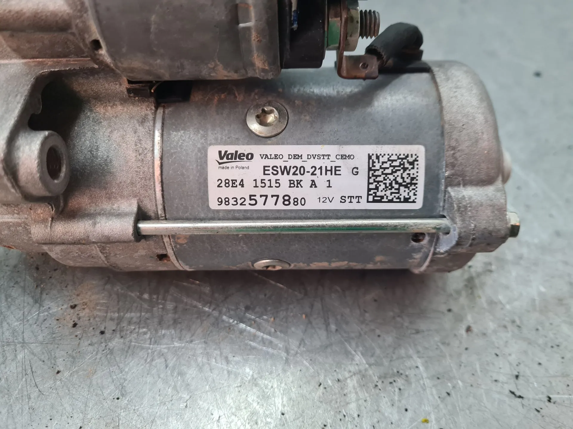 Motor de arranque PEUGEOT Rifter Imagem-2