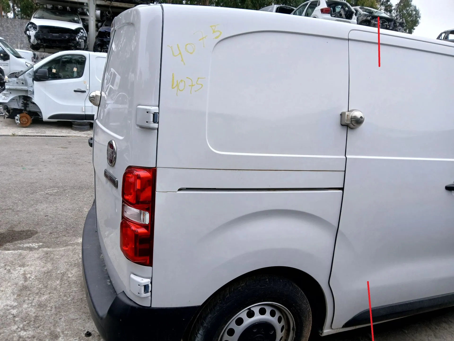 Panel Trasero Derecho FIAT Scudo Van