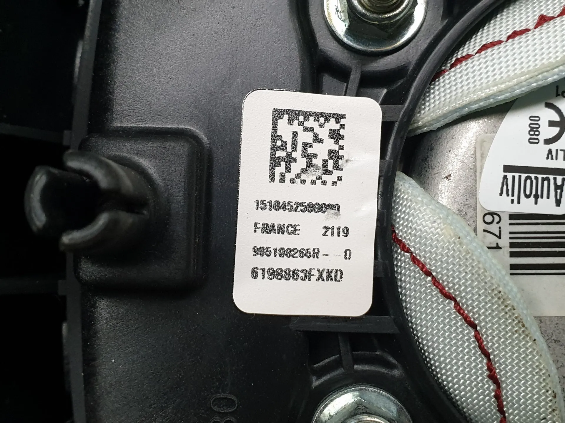 Airbag do volante RENAULT Clio IV (BH_) Imagem-3