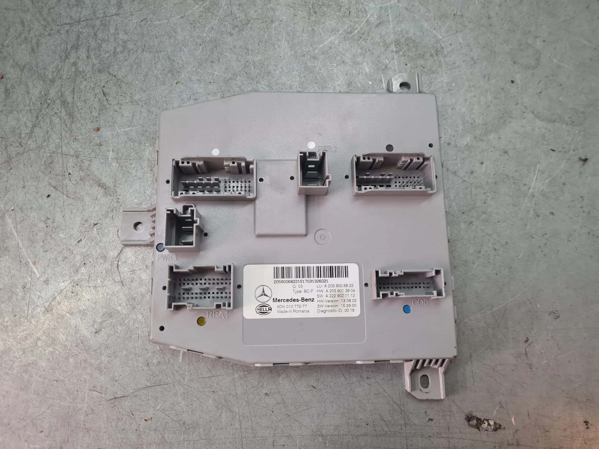 Módulo confort MERCEDES-BENZ Classe C Coupé (C205)