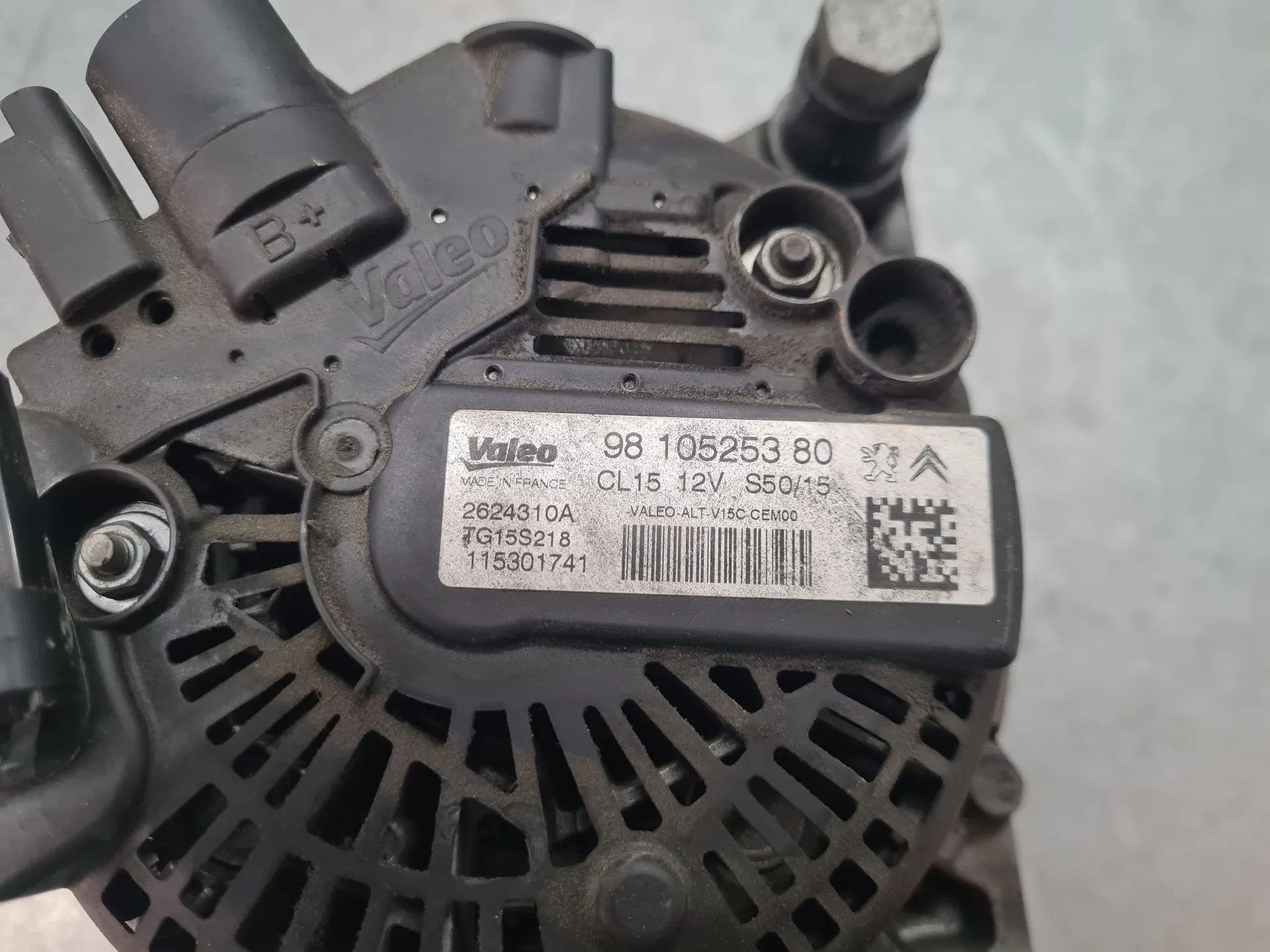 Alternador CITROËN C5 Aircross Imagem-3