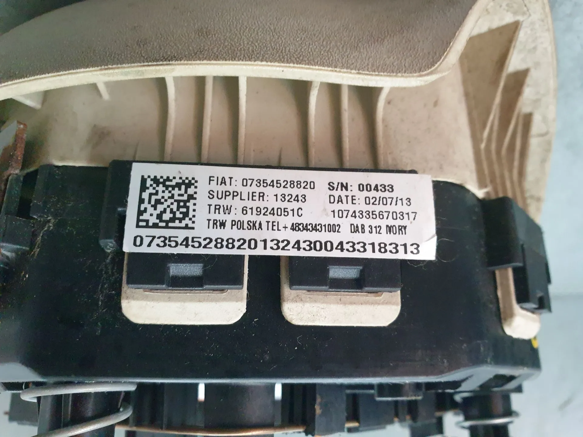 Kit de Airbags FIAT 500 (312_) Imagem-4