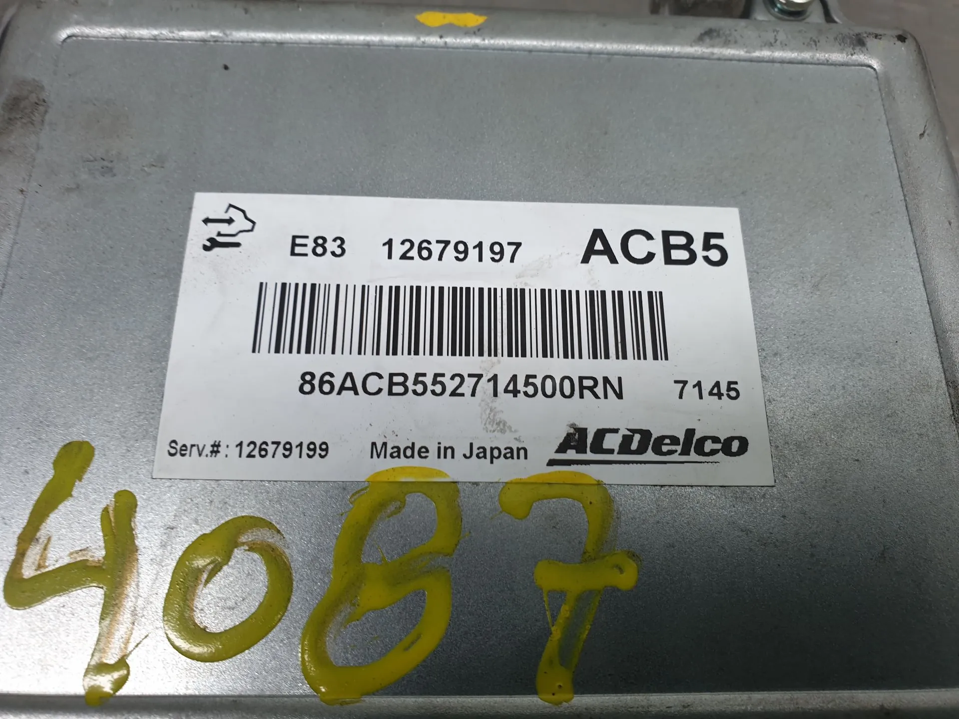 Centralina motor / ECU OPEL Corsa E Imagem-3