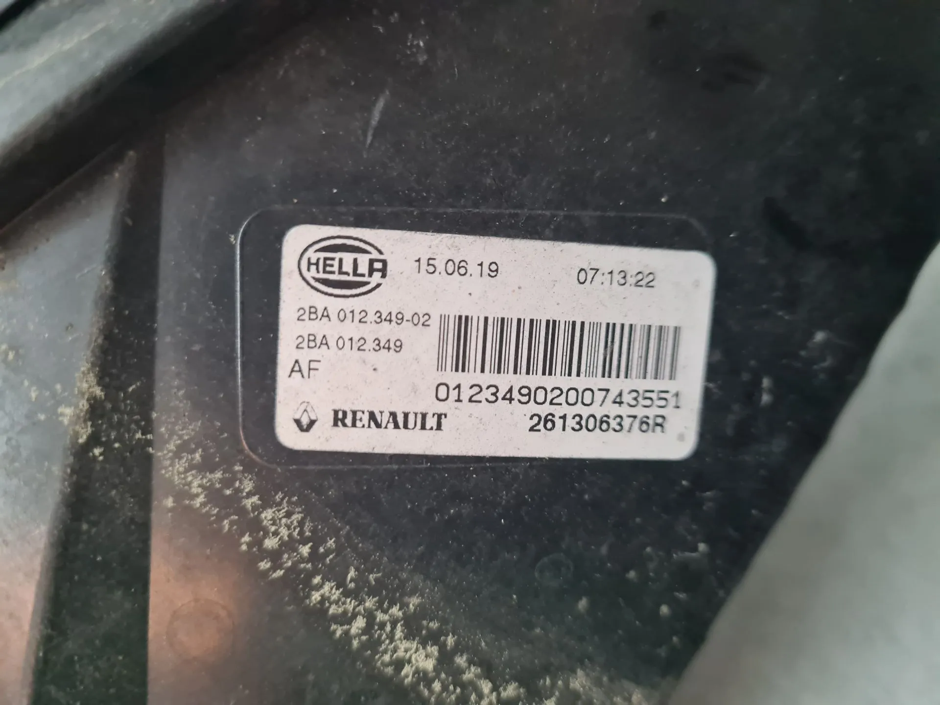 Right front Turn Signal RENAULT Megane IV Grandtour (K9A/M_) Imagem-3