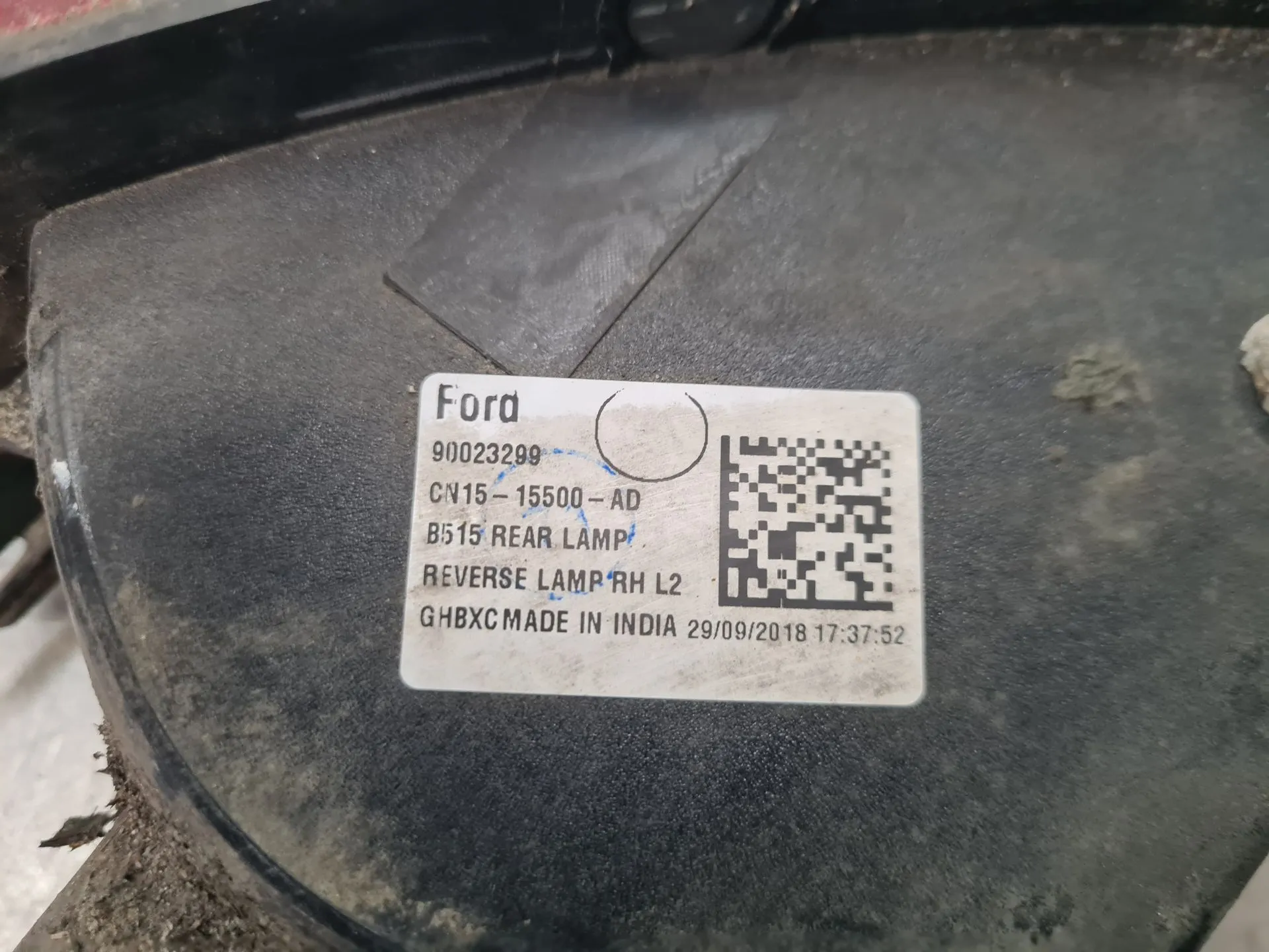 Feu antibrouillard Arrière Droite FORD EcoSport Imagem-2