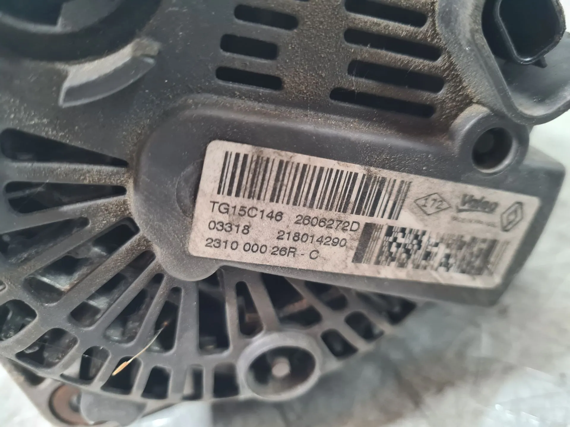 Alternador RENAULT Kangoo Express (FW0/1_) Imagem-3