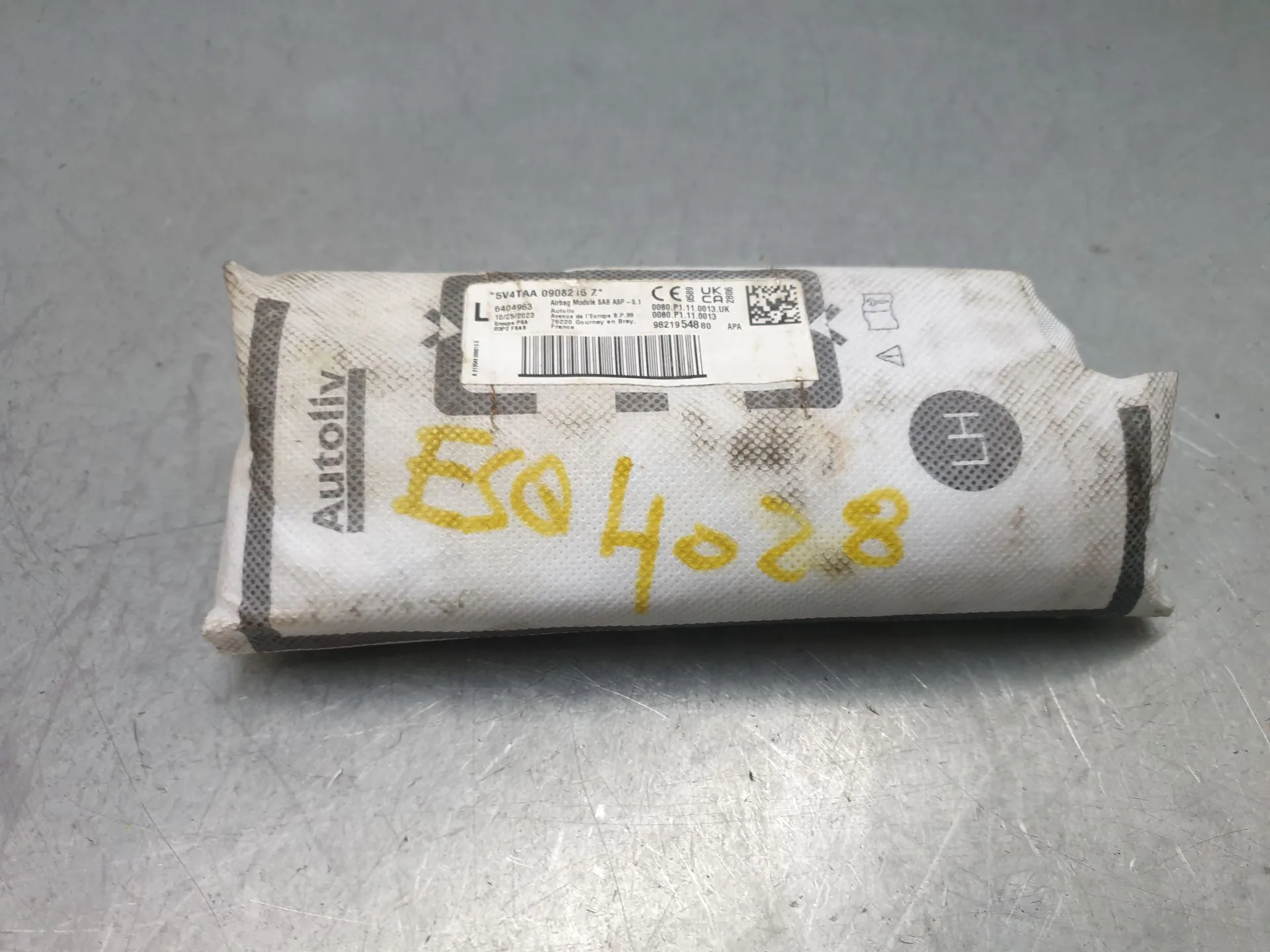 Airbag Izquierdo DS DS3 Crossback