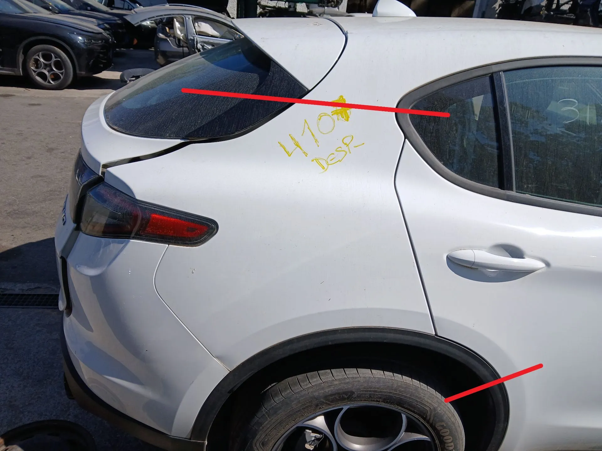 Pannello posteriore destro ALFA ROMEO Stelvio (949_)