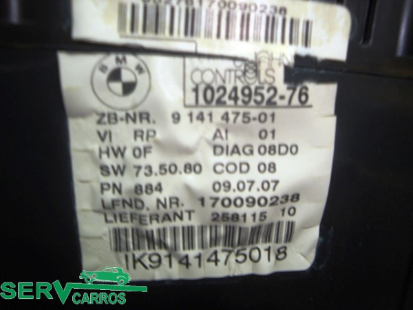Quadrante / painel de instrumentos BMW 1 (E87) Imagem-1