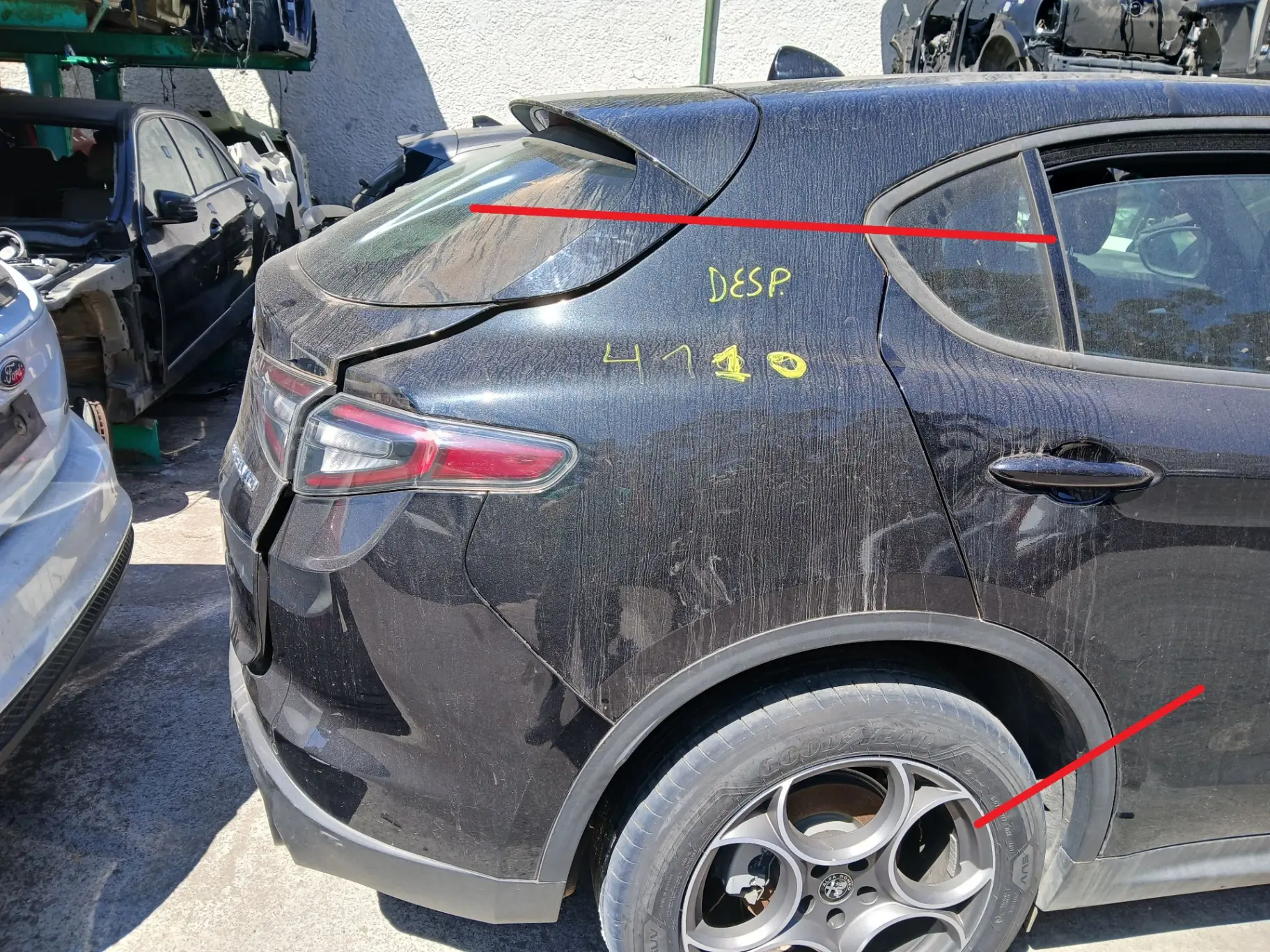 Pannello posteriore destro ALFA ROMEO Stelvio (949_)