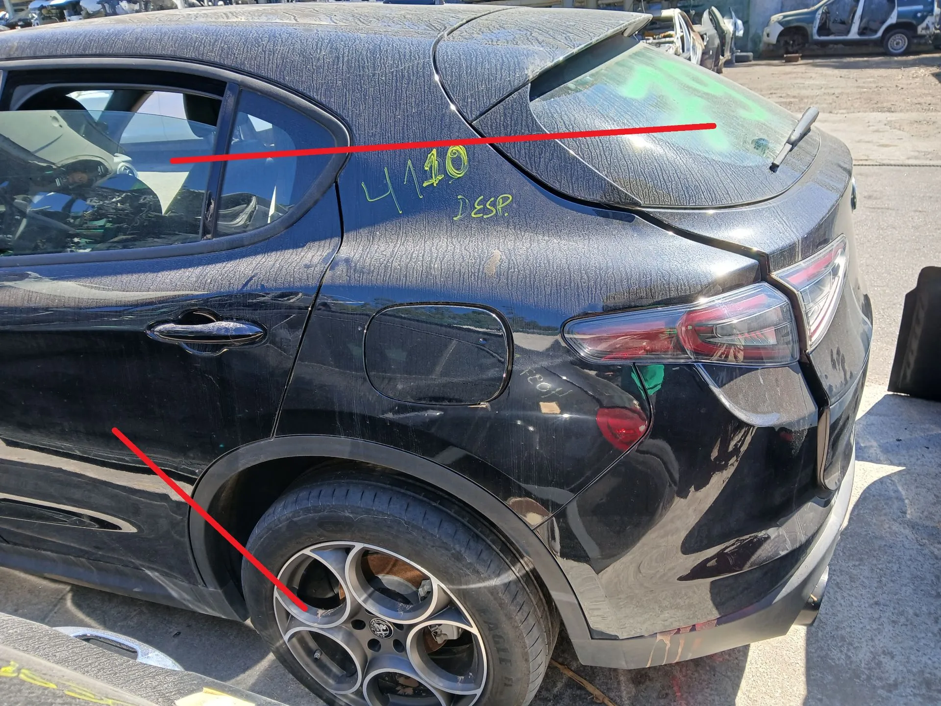 Pannello posteriore sinistro ALFA ROMEO Stelvio (949_)