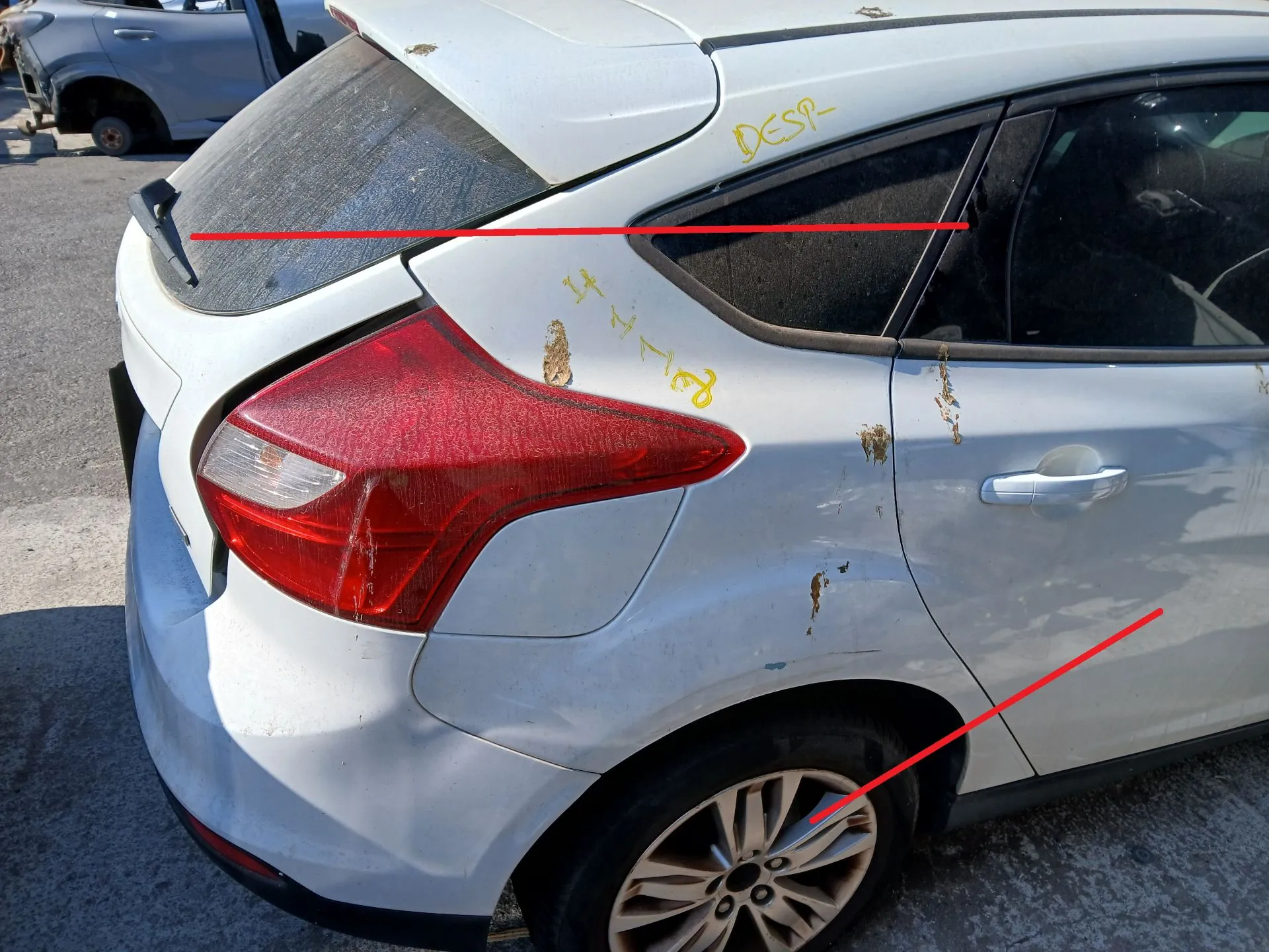 Panel Trasero Derecho FORD Focus III