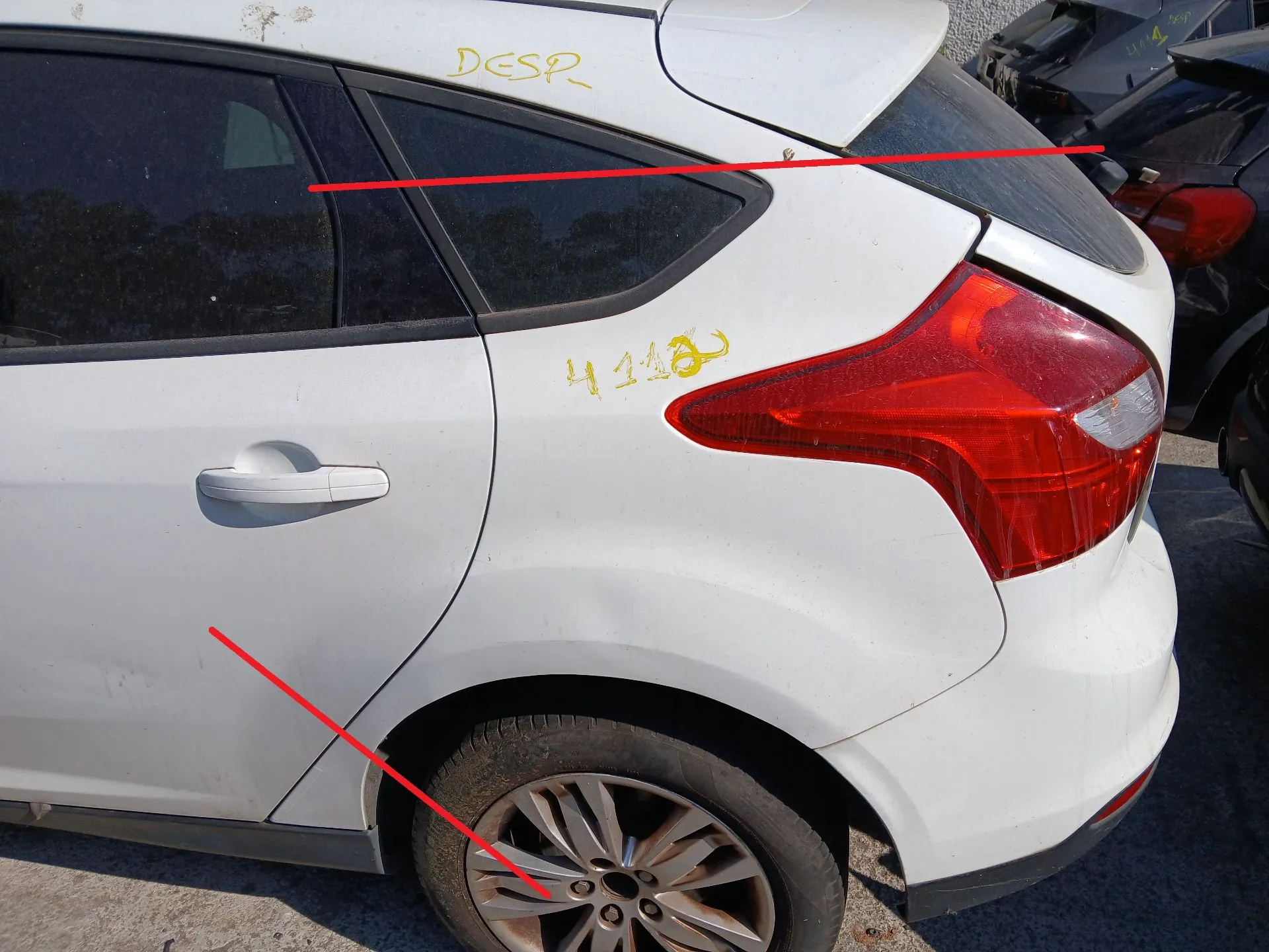 Panel Trasero Izquierdo FORD Focus III