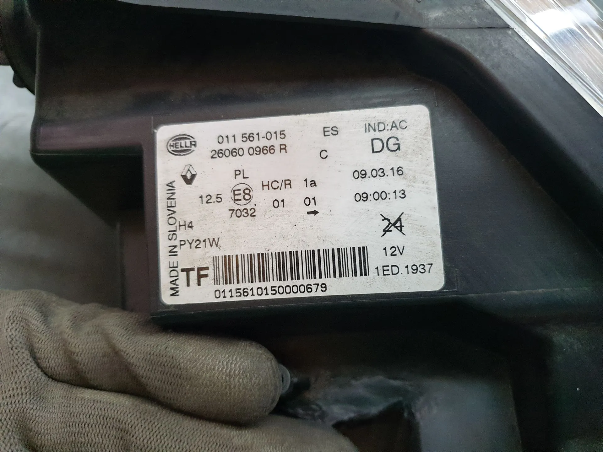 Phare avant gauche RENAULT Twingo III (BCM_) Imagem-5