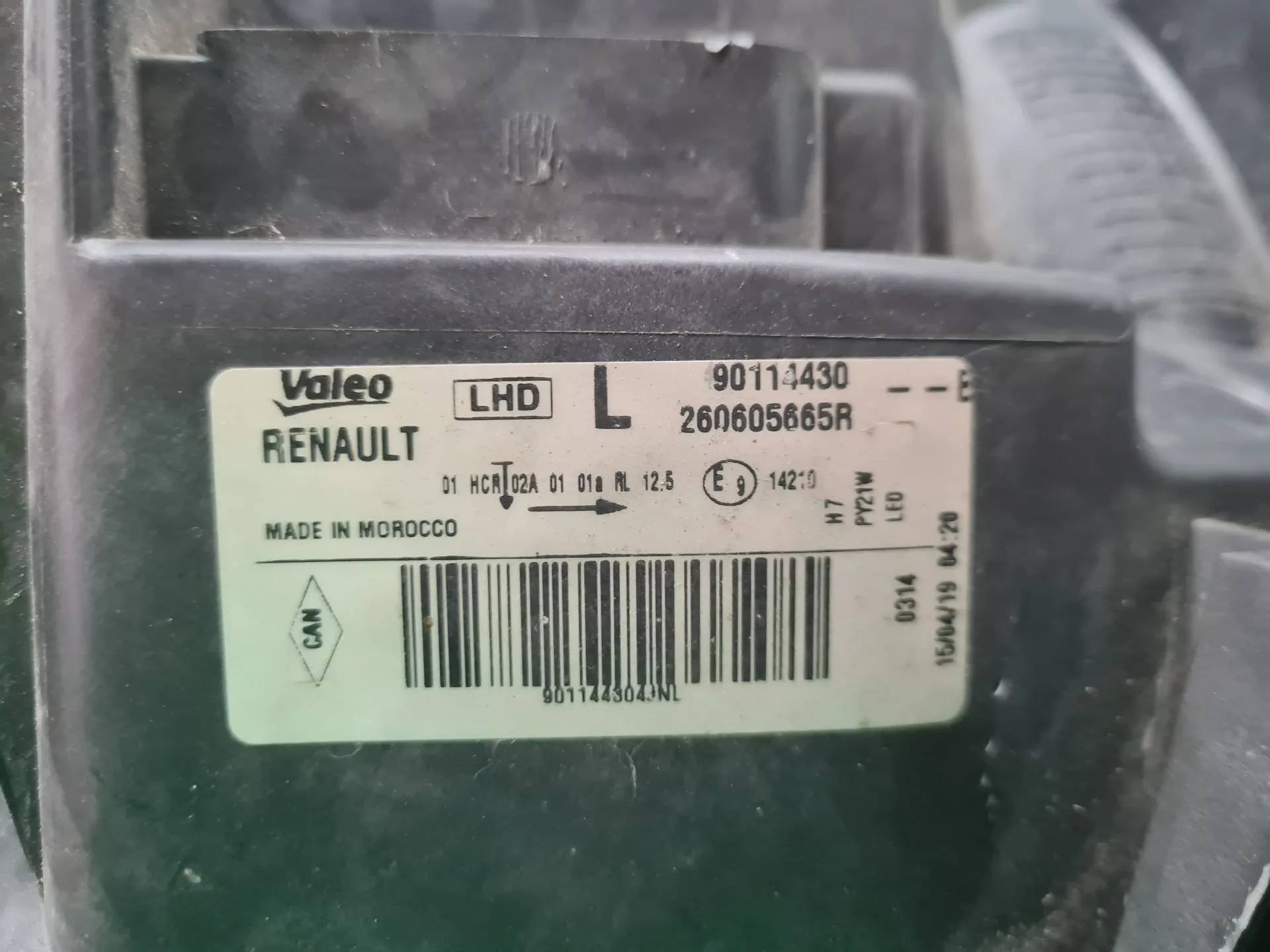 Left Headlight DACIA Sandero II (5S_) Imagem-1