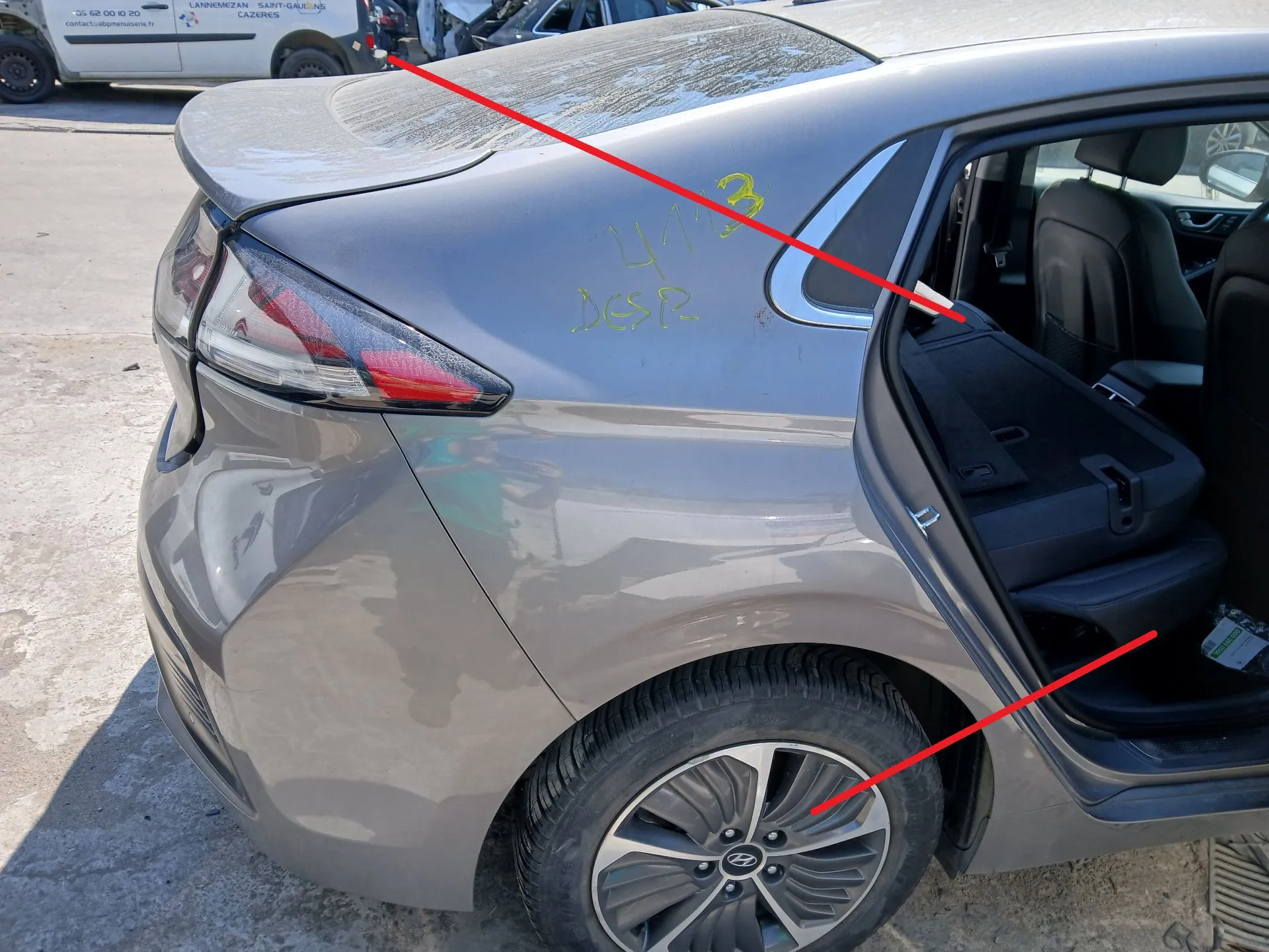 Pannello posteriore destro HYUNDAI Ioniq (AE)