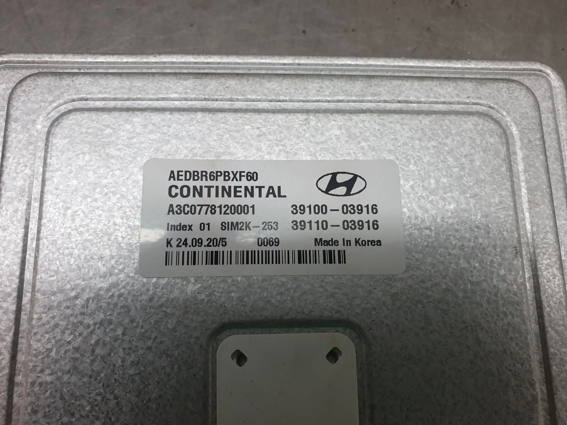 Centralina motor / ECU HYUNDAI Ioniq (AE) Imagem-3