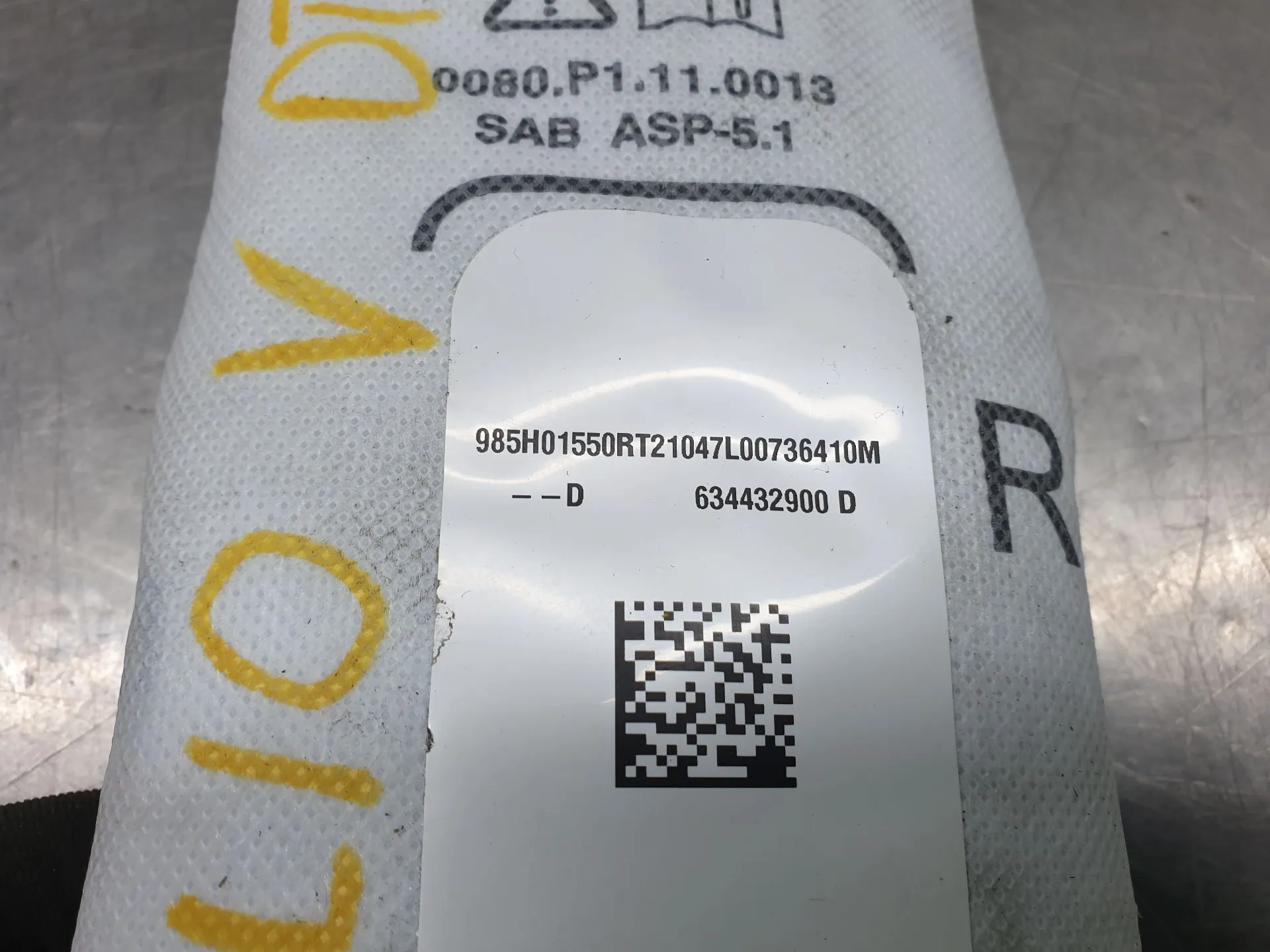 Right Seat Airbag RENAULT Clio V (BF_) Imagem-3