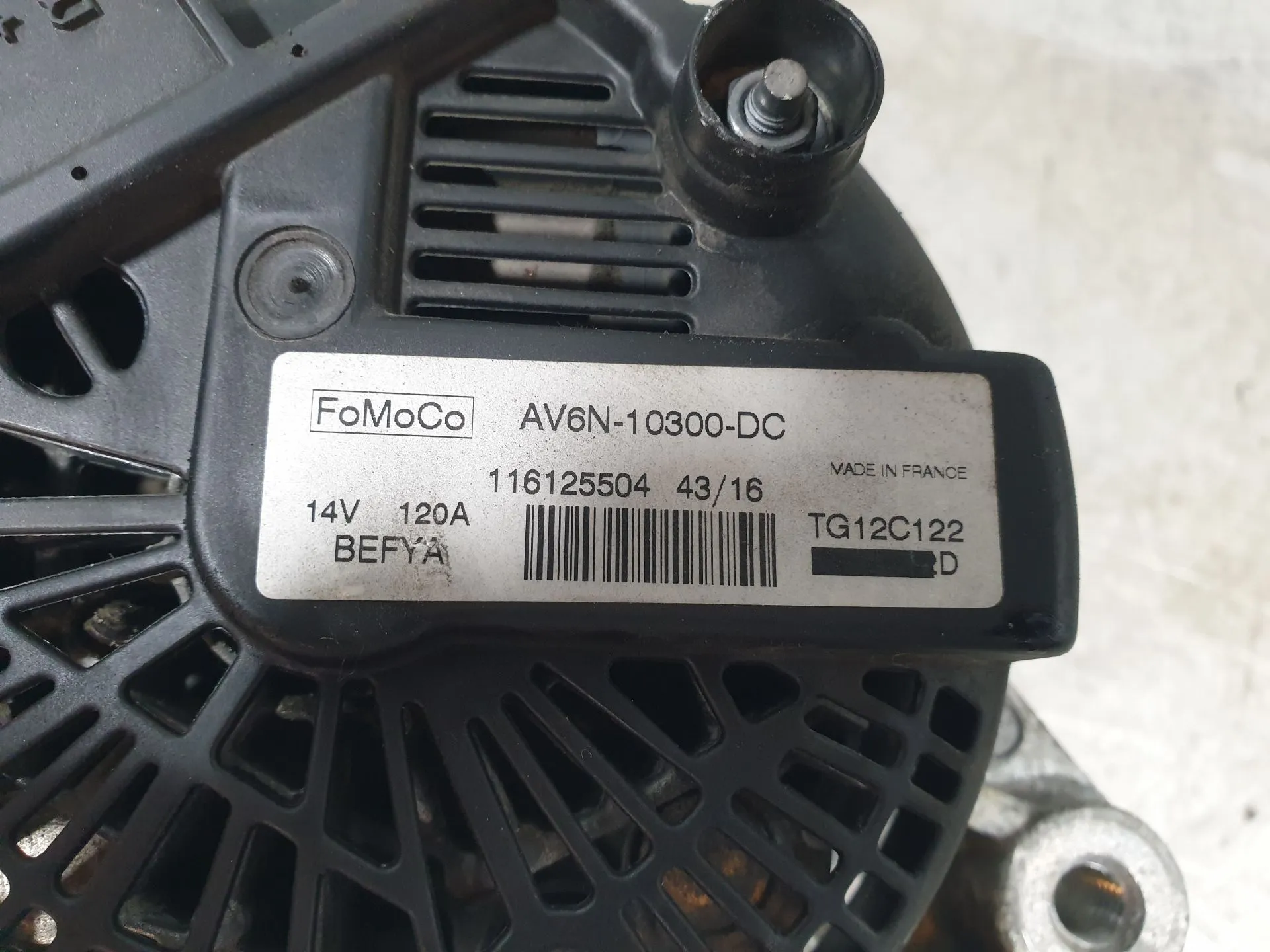 Alternador FORD Fiesta VI (CB1, CCN) Imagem-4