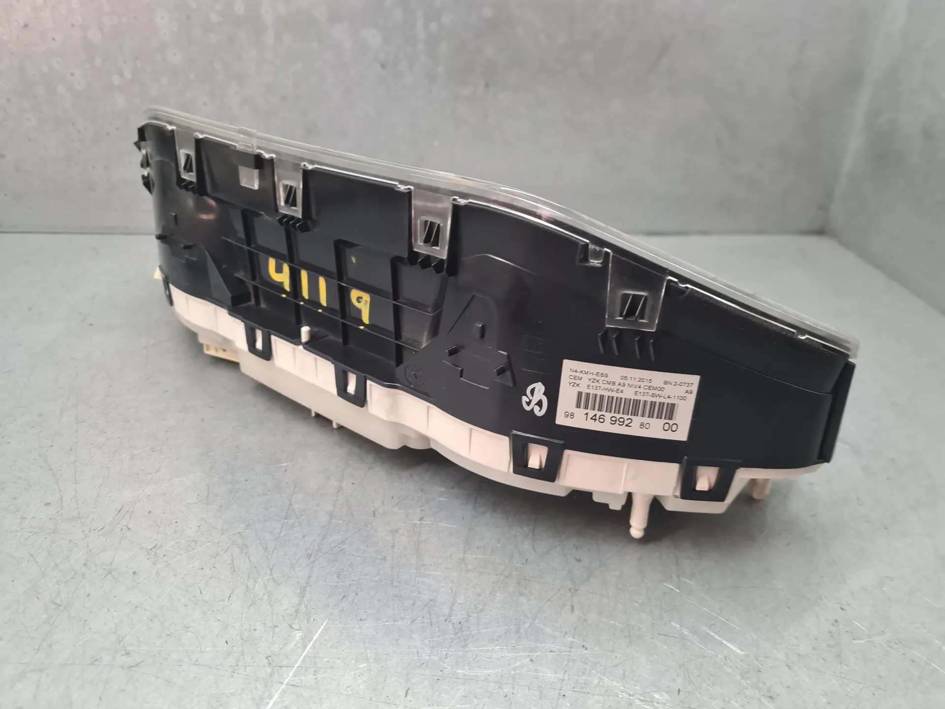 Instrument cluster PEUGEOT 2008 I (CU_) Imagem-5