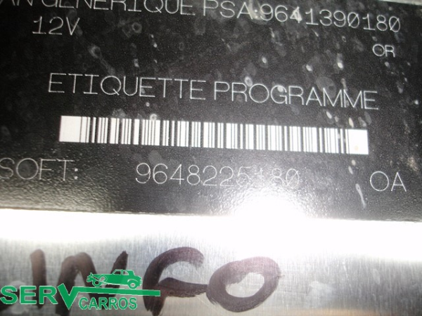 Centralina motor / ECU CITROËN Berlingo (MF) Imagem-1