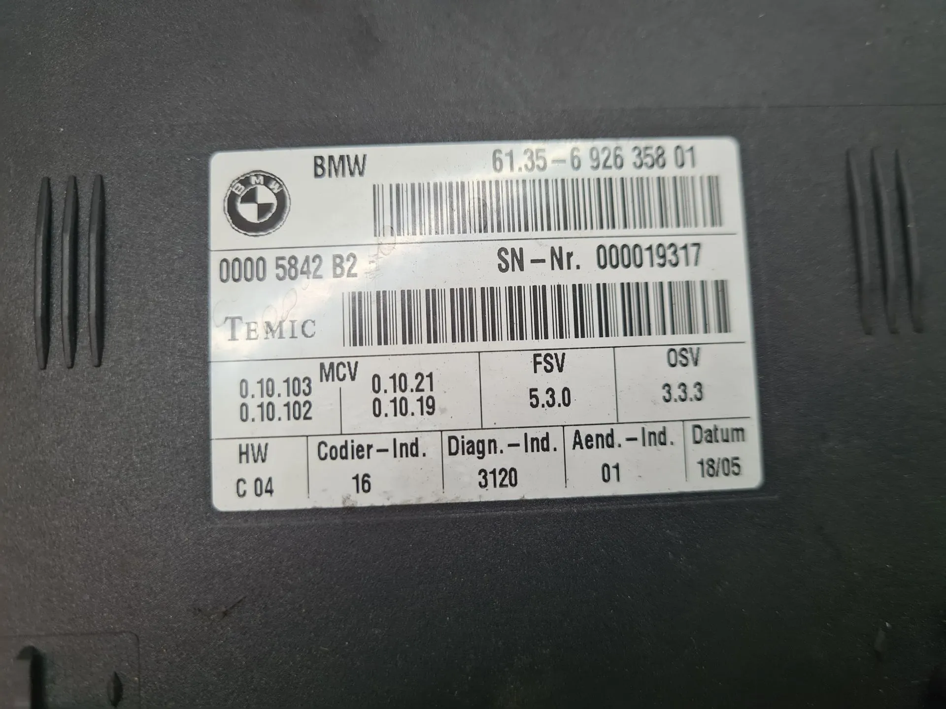 Module commande de siège BMW 3 (E90) Imagem-3