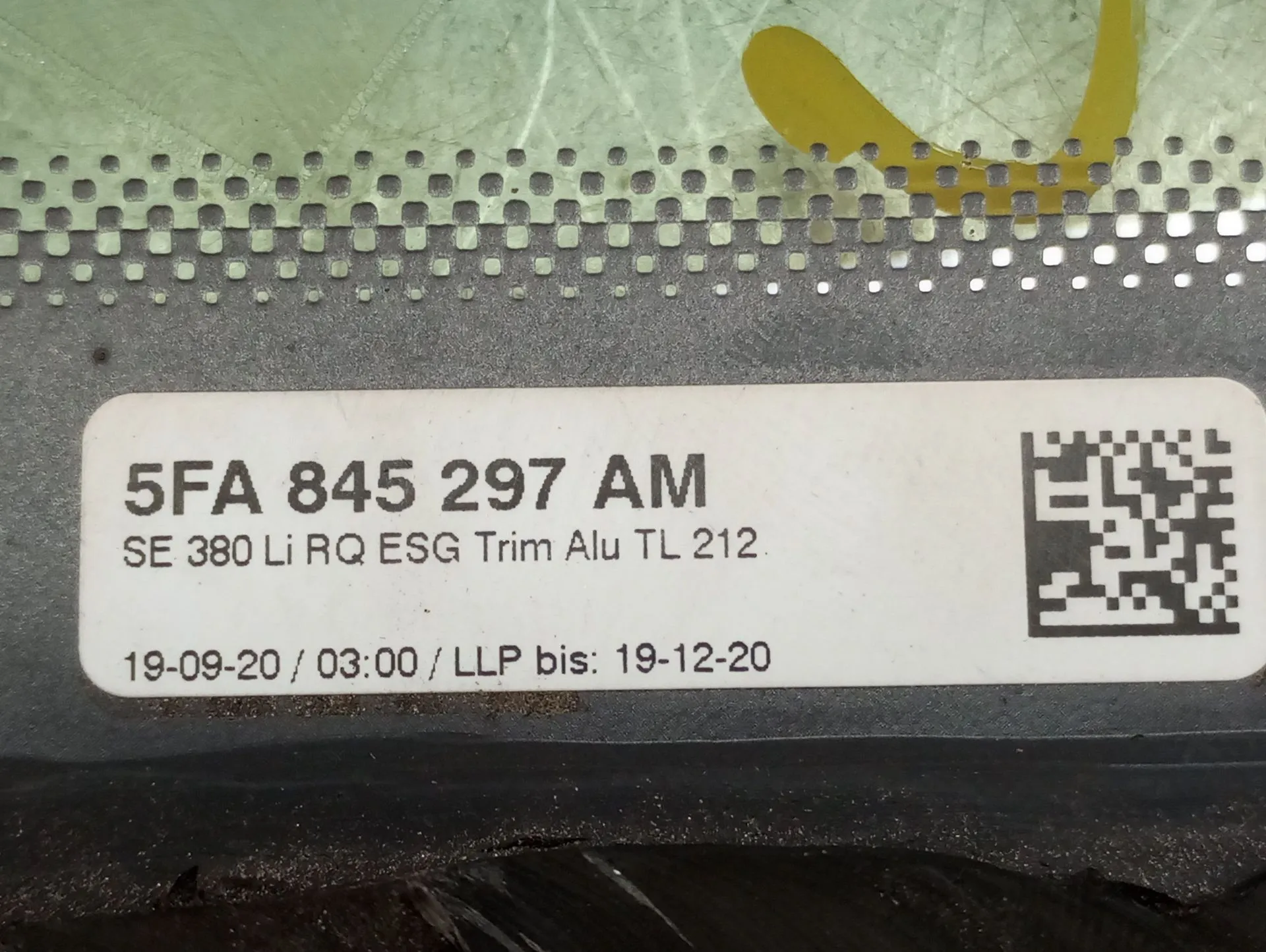 Left rear triangle window SEAT Leon (KL1) Imagem-3