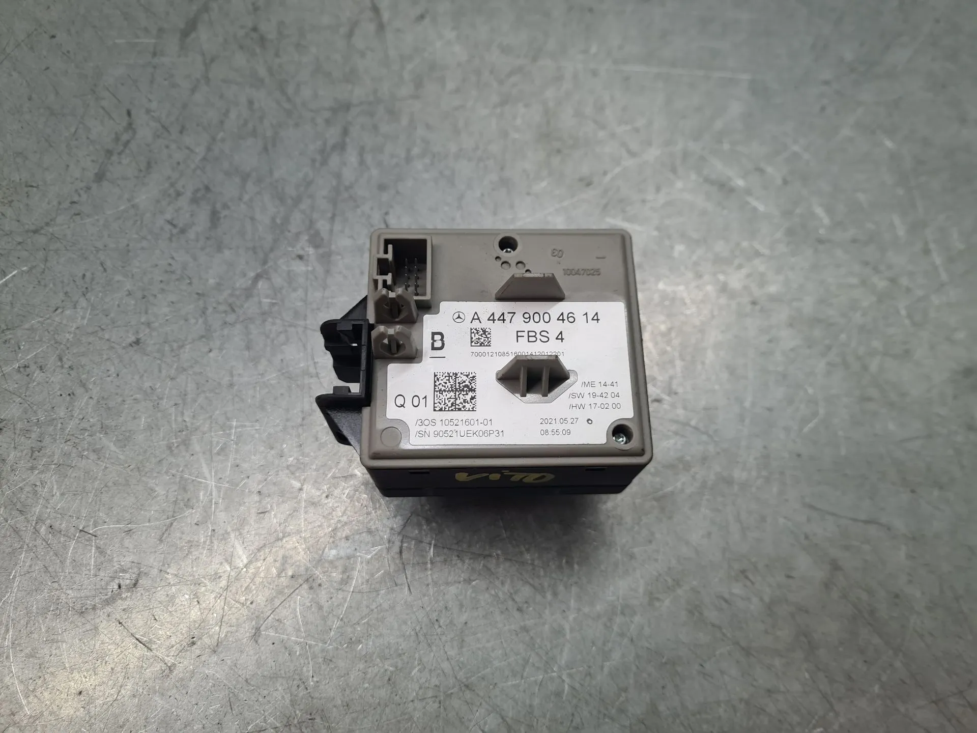 Ignition control unit (immobilizer) MERCEDES-BENZ Vito (W447) Imagem-2