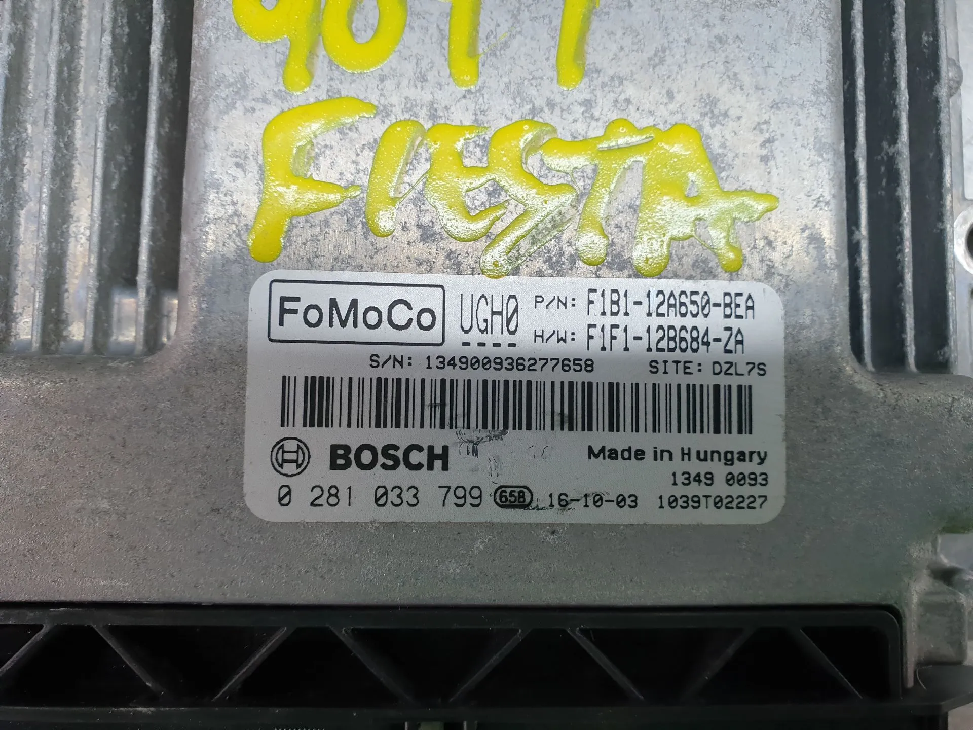 Centralina motor / ECU FORD Fiesta VI (CB1, CCN) Imagem-1