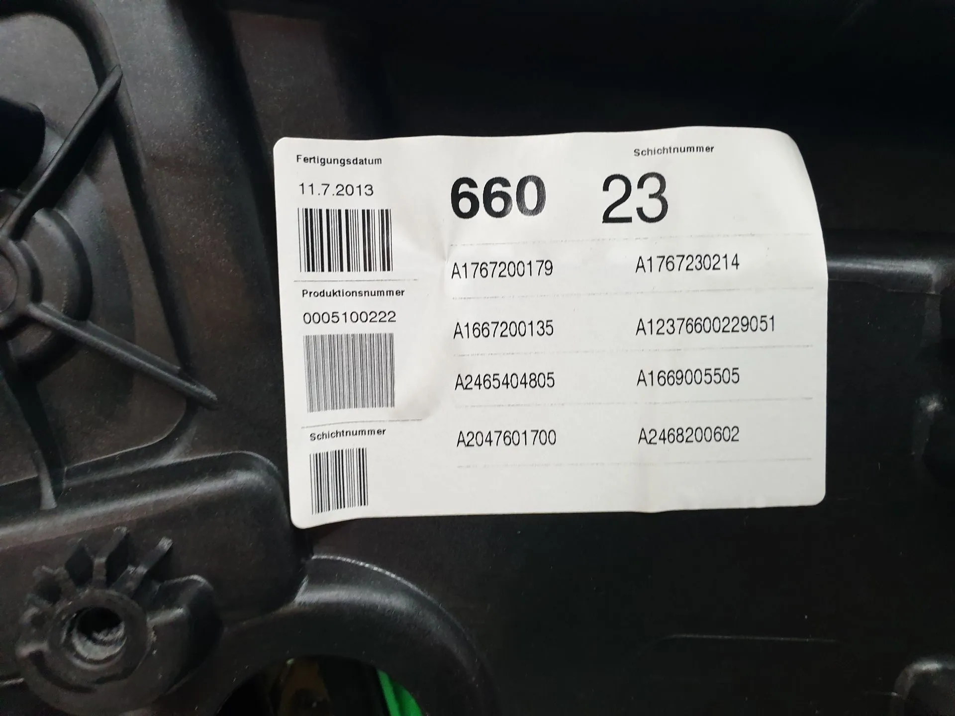 Lève-vitre avant gauche MERCEDES-BENZ Classe A (W176) Imagem-2