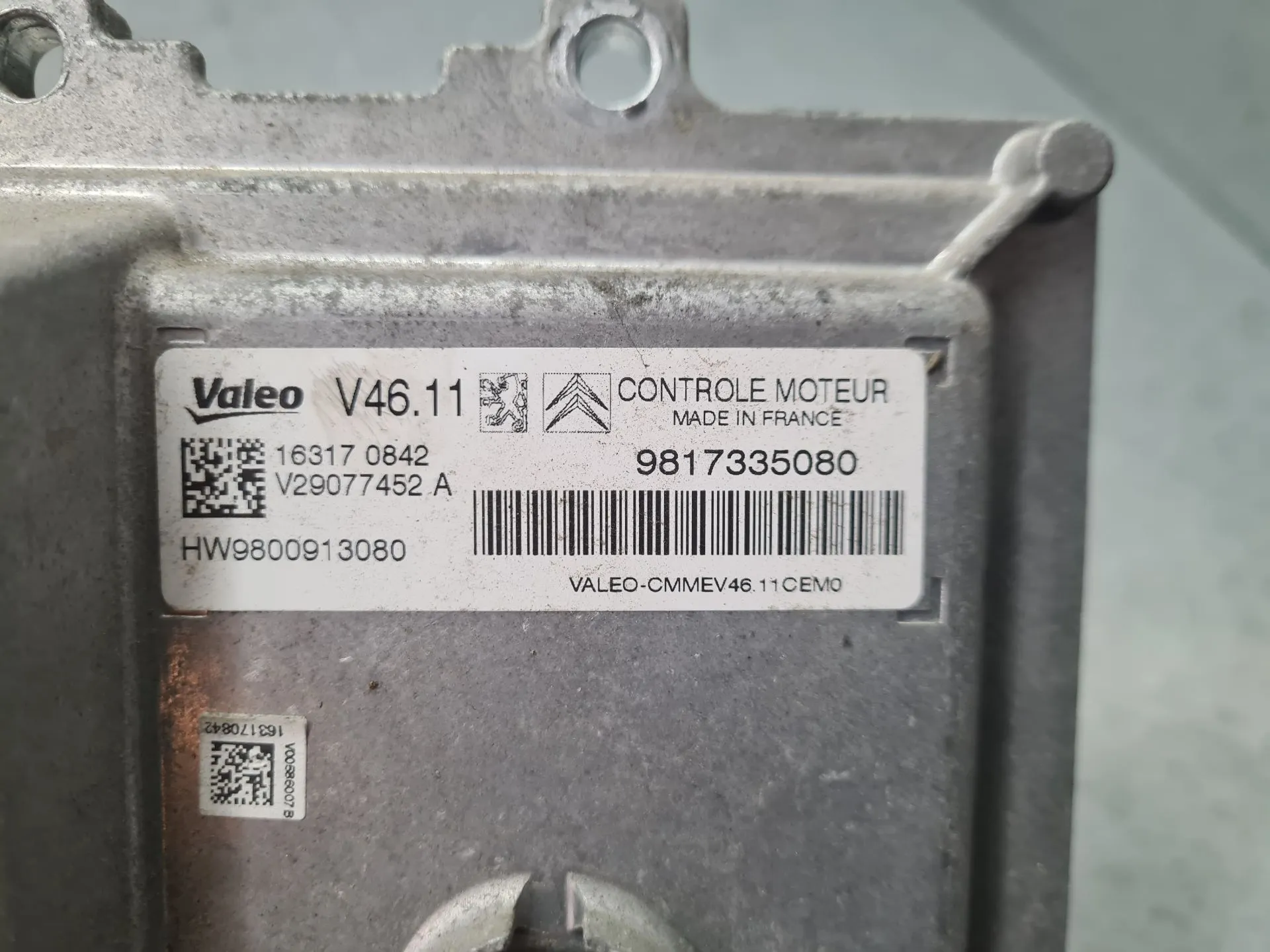 Centralina motor / ECU CITROËN C3 III (SX) Imagem-3