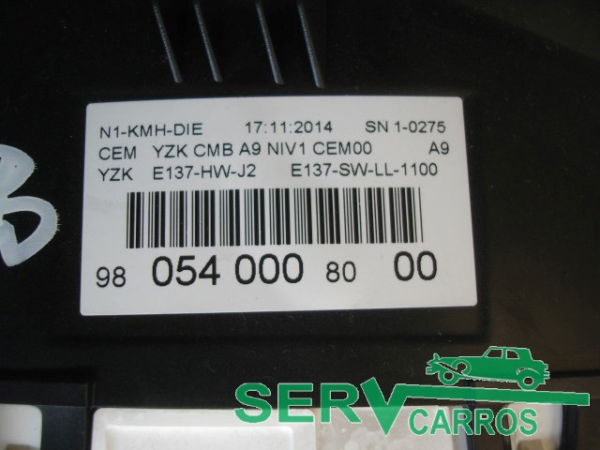 Quadro strumenti / Pannello strumenti PEUGEOT 208 Imagem-3