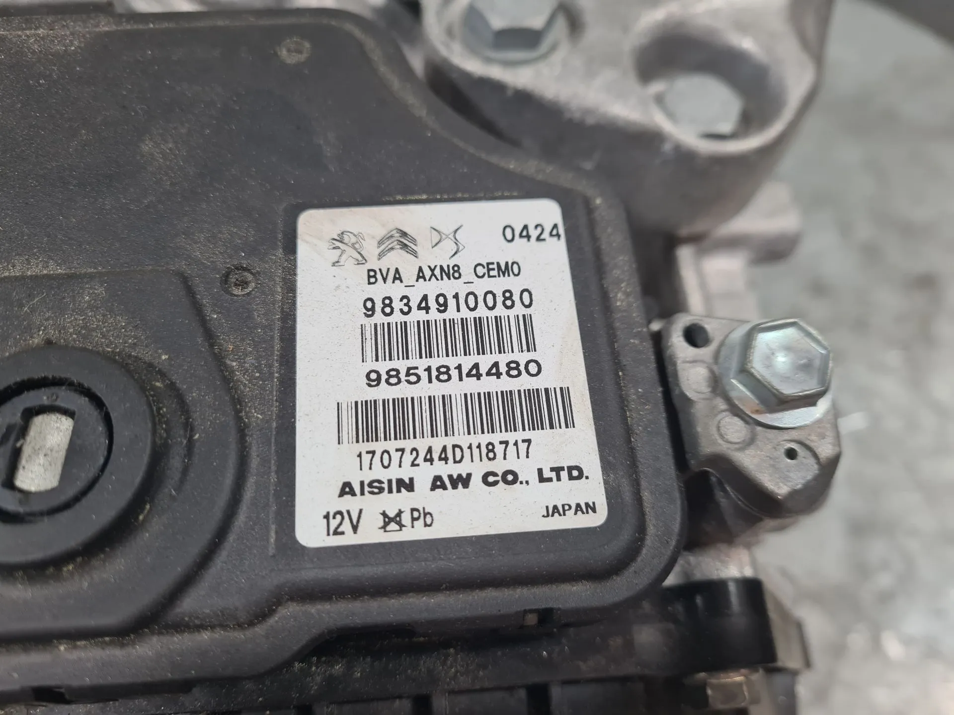 Automatic gearbox PEUGEOT Rifter Imagem-11