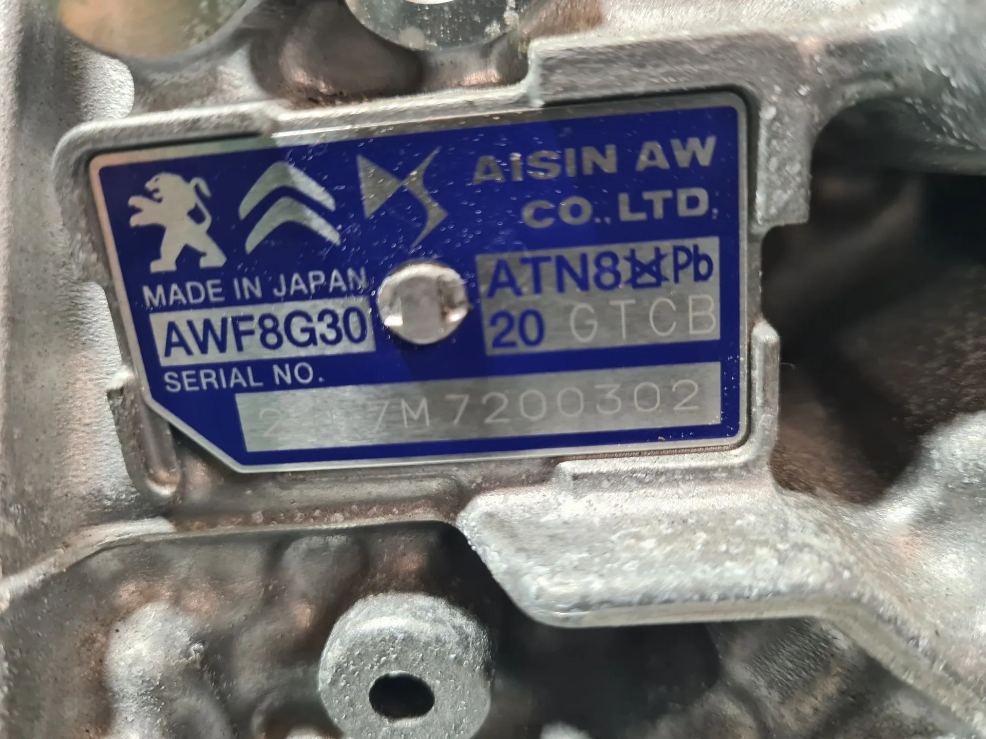 Automatic gearbox PEUGEOT Rifter Imagem-12