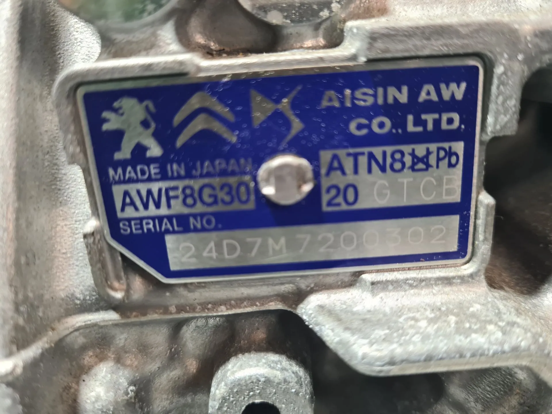 Automatic gearbox PEUGEOT Rifter Imagem-13