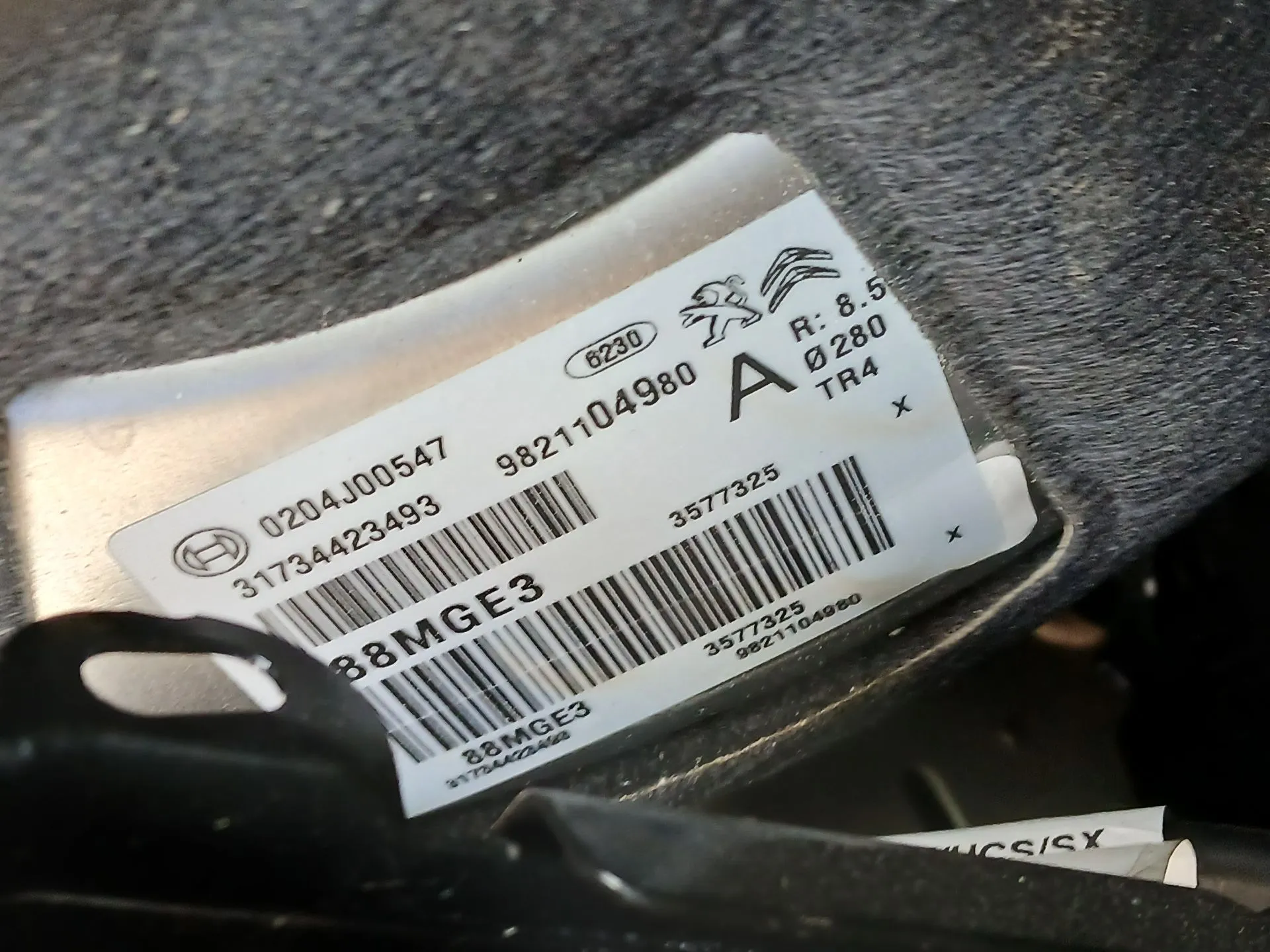 Brake Servo PEUGEOT Rifter Imagem-1