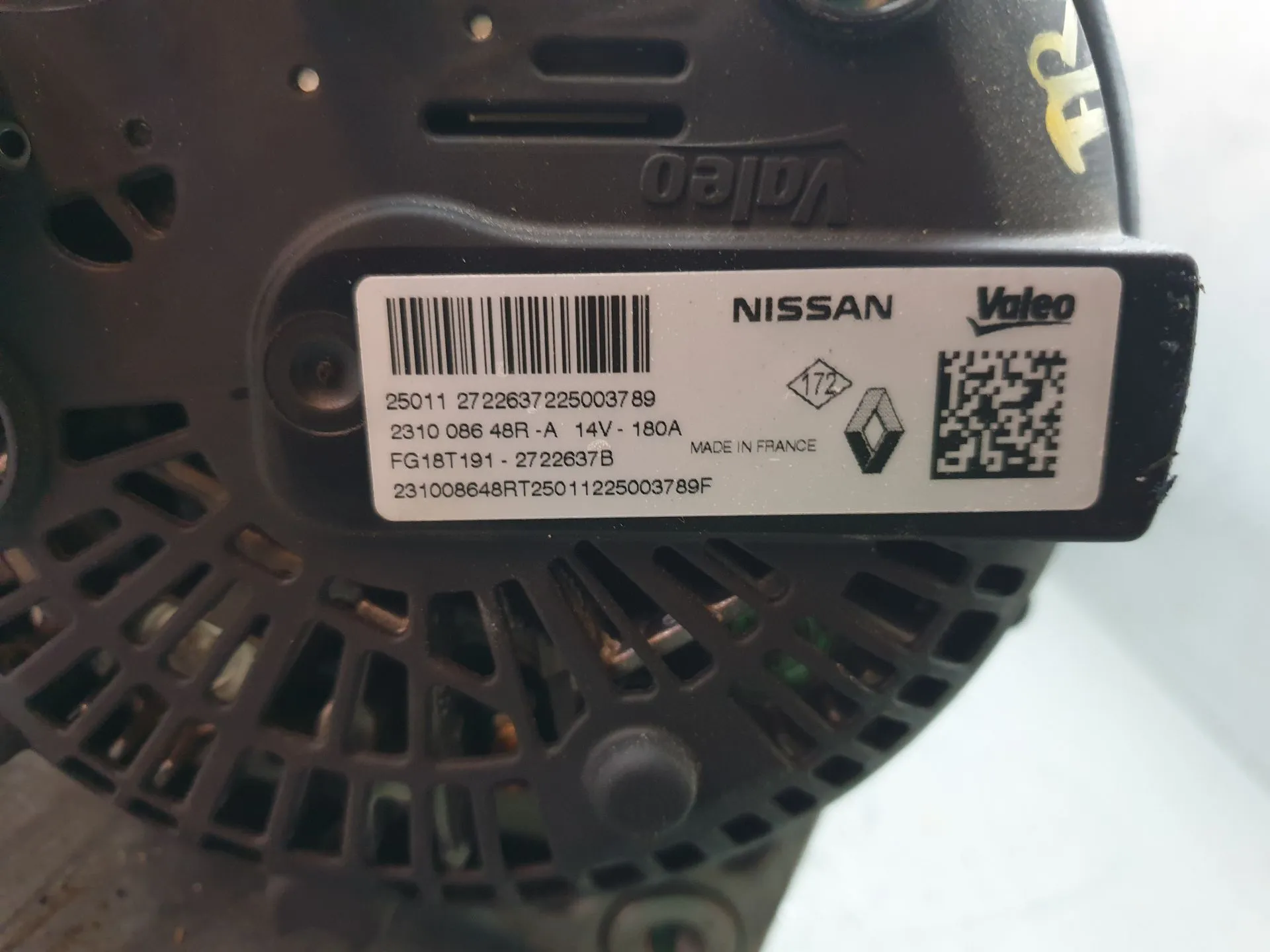 Alternador RENAULT Trafic III (FG_) Imagem-4