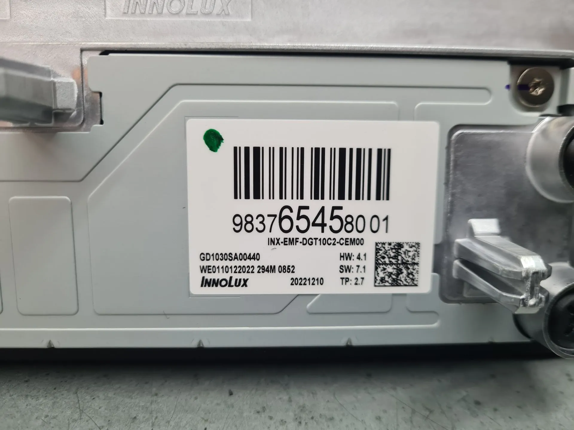 Display / ecrã de informações PEUGEOT 308 III Imagem-4