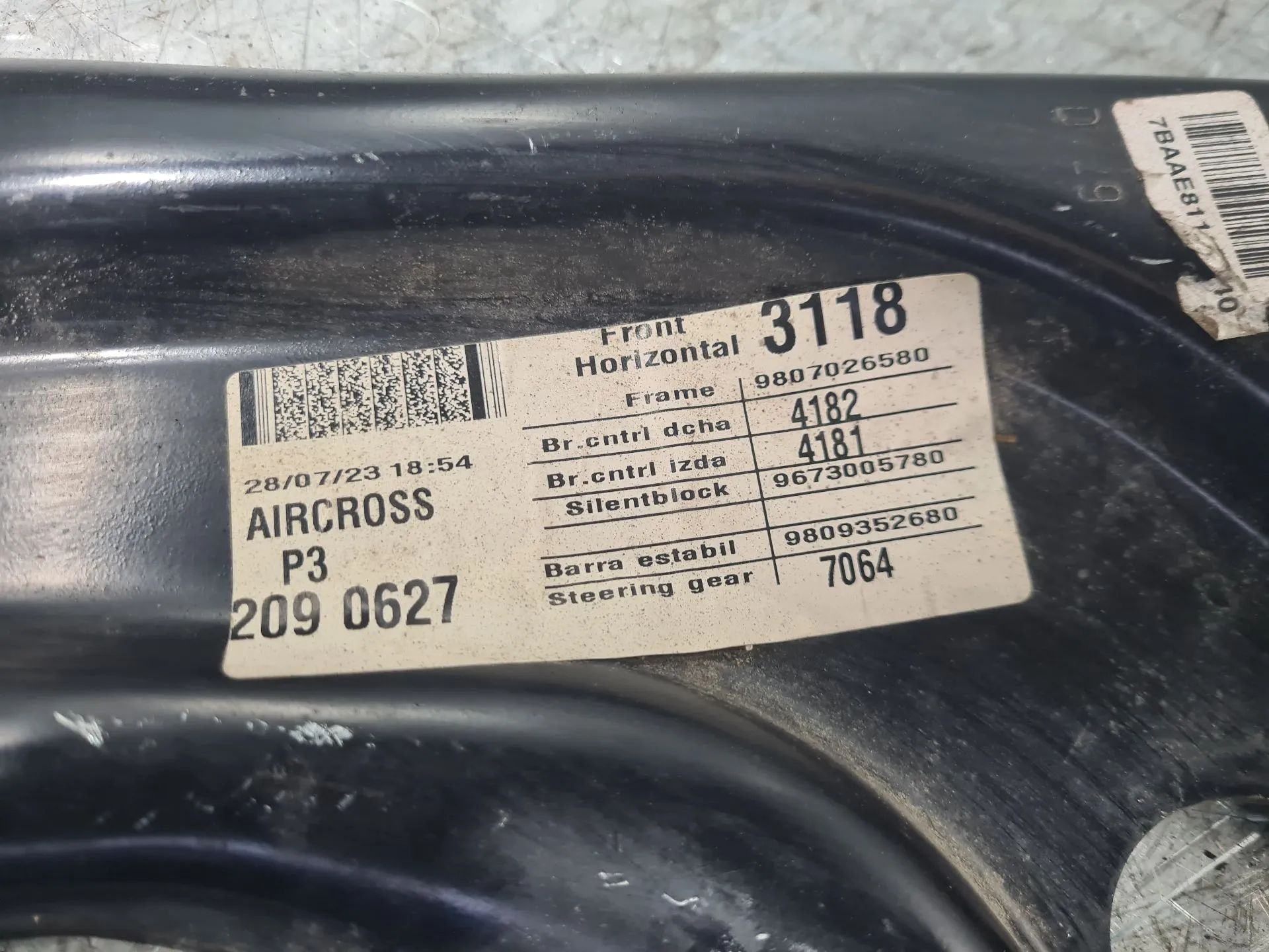 Braccio di sospensione anteriore sinistro CITROËN C3 Aircross II (2R_, 2C_) Imagem-4