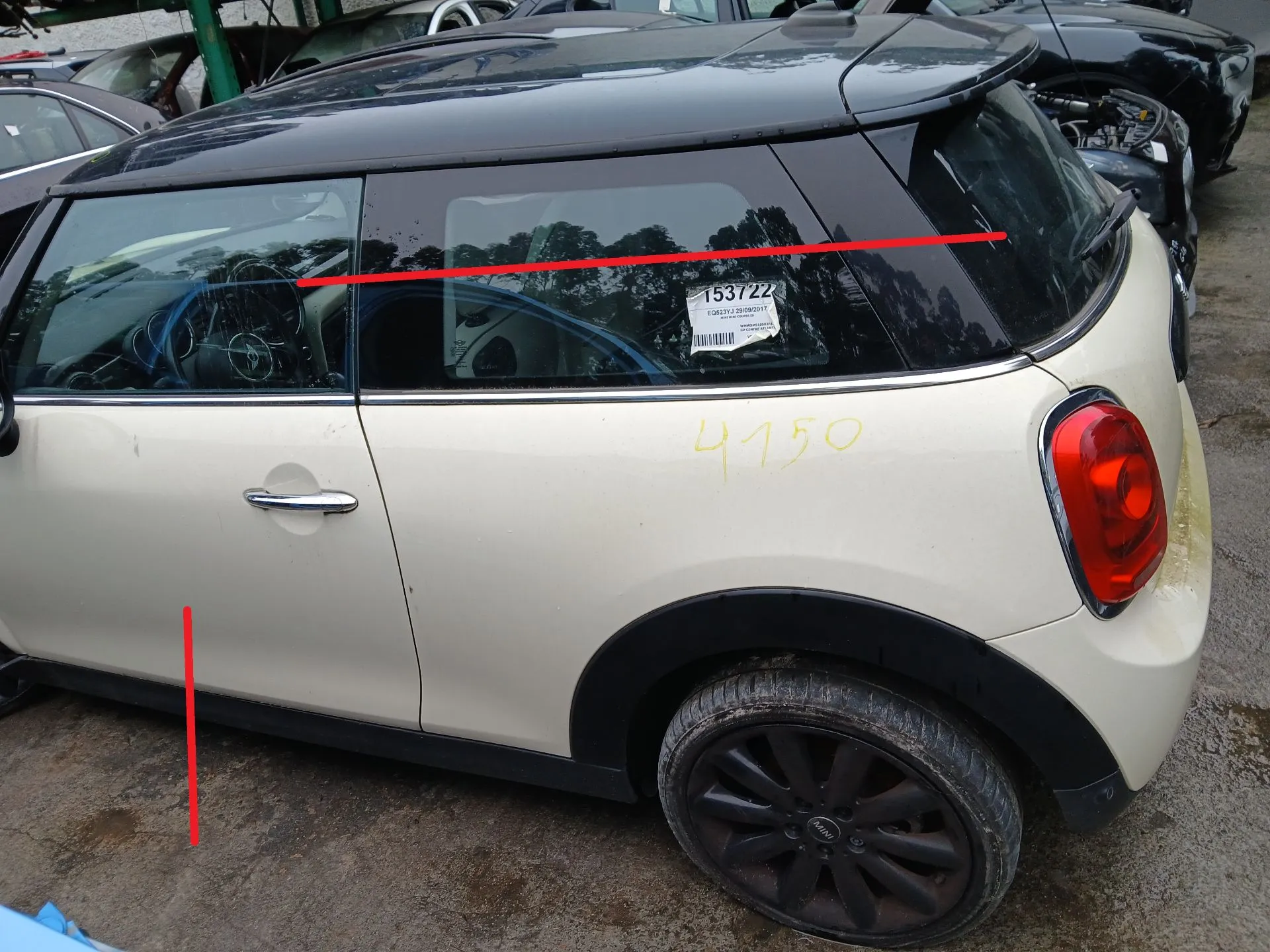 Left rear quarter panel MINI Mini (F56)