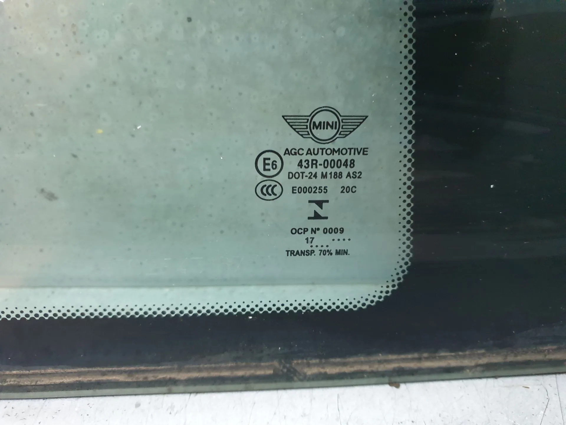 Vidrio del panel Trasero Derecho MINI Mini (F56) Imagem-3