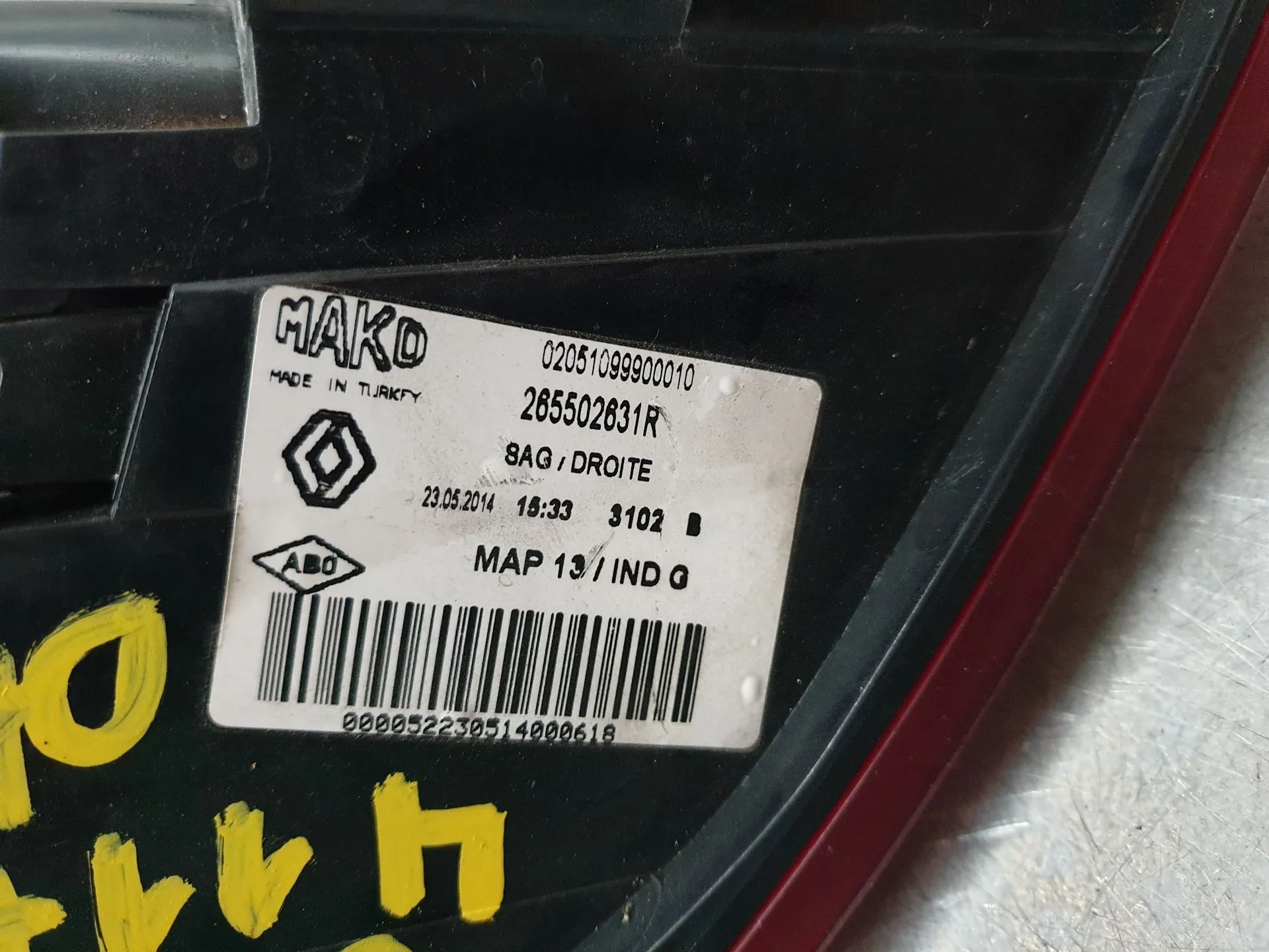 Feu arrière Droite RENAULT Clio IV (BH_) Imagem-5