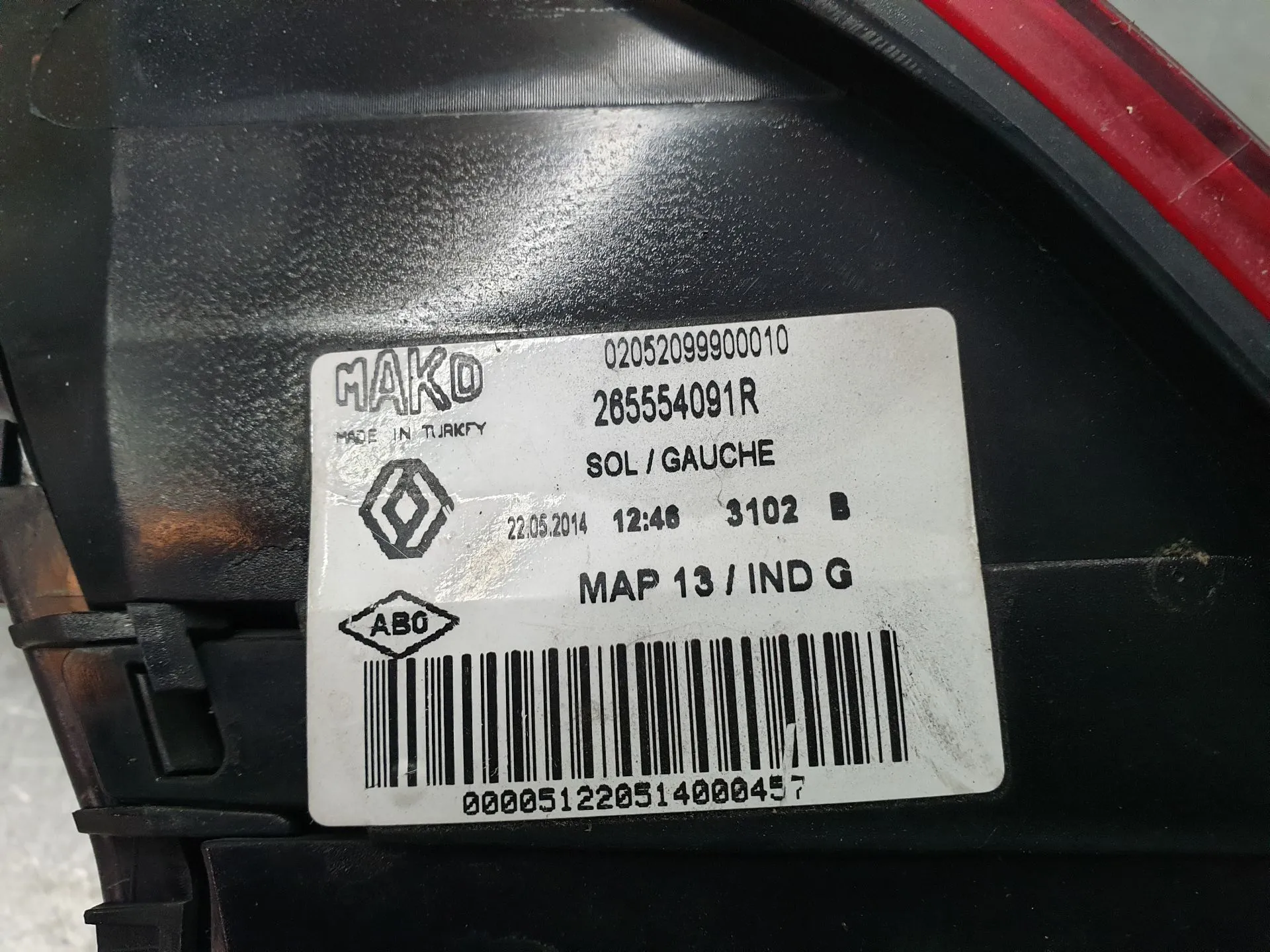 Feu arrière Gauche RENAULT Clio IV (BH_) Imagem-5